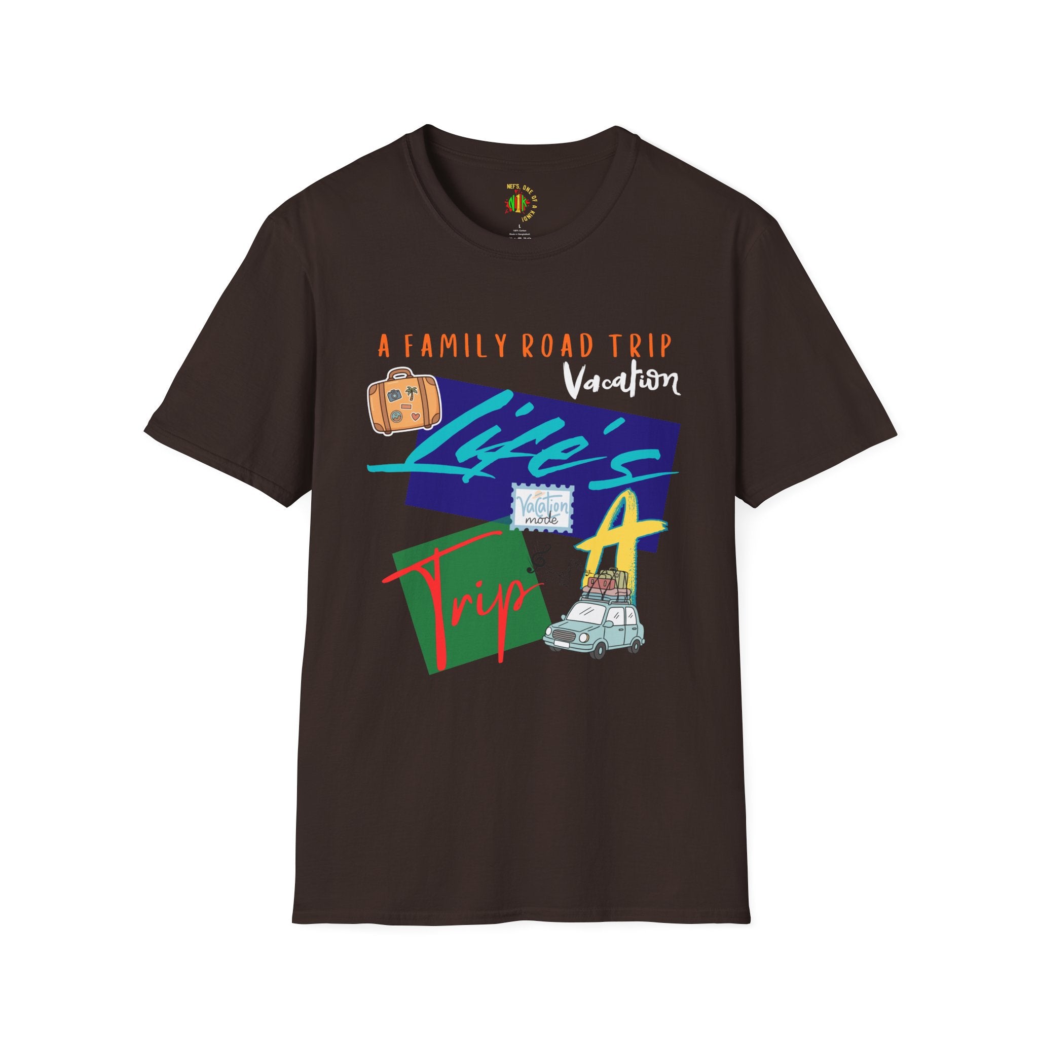 Road Trip T-Shirt — "Life's a Trip" Retro Family Travel Graphic