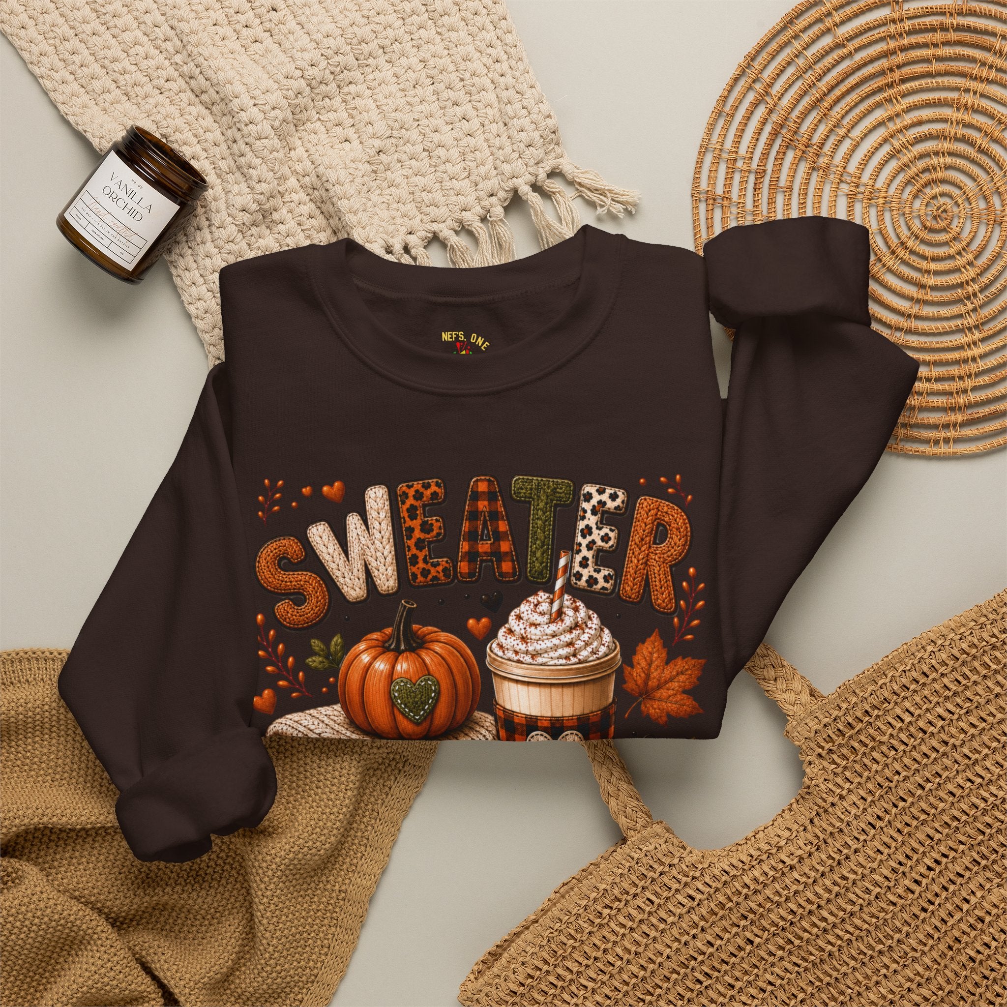 Sweater Weather Autumn Crewneck Sweatshirt