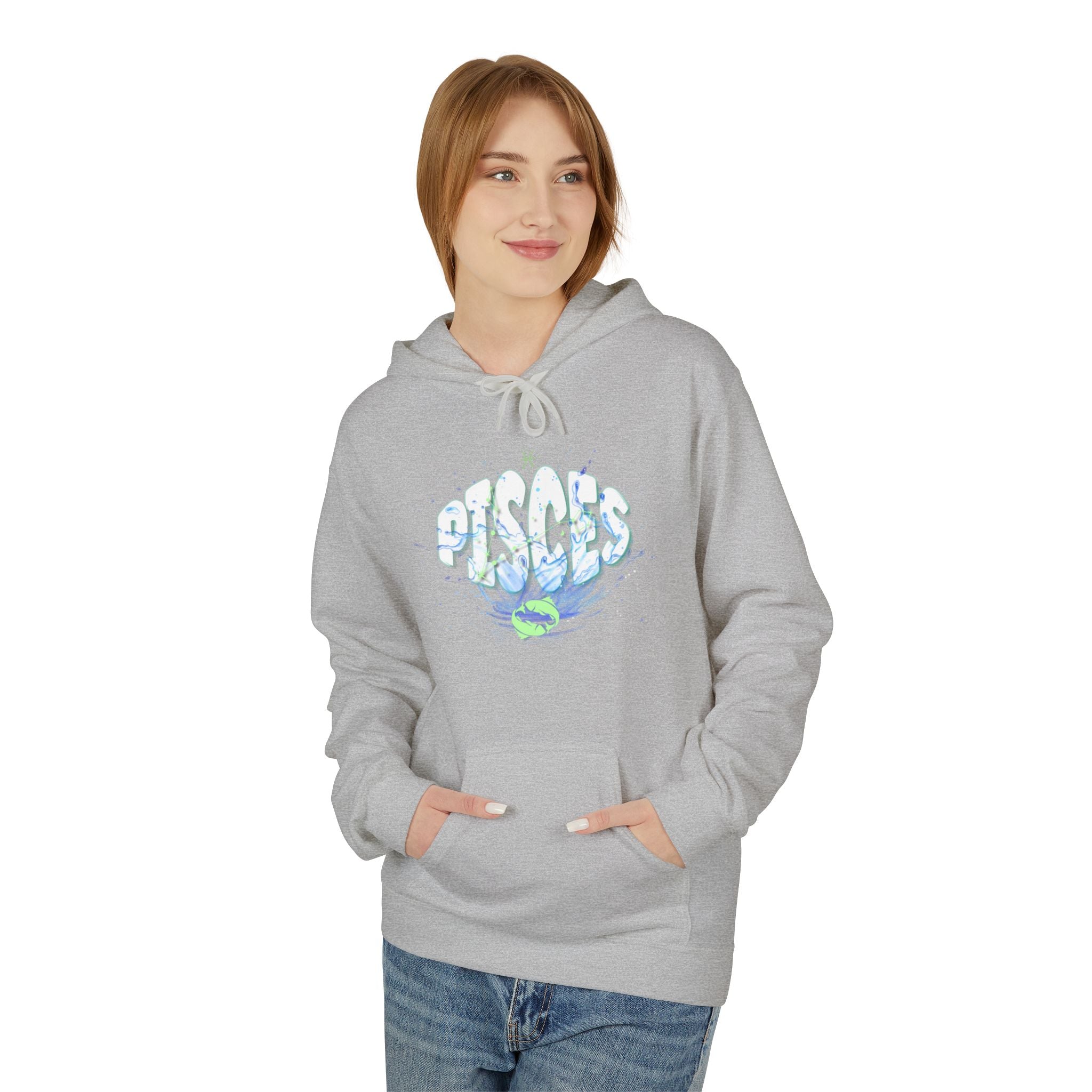 Pisces Zodiac Water Sign Hoodie — Astrological Star Sign Sweatshirt