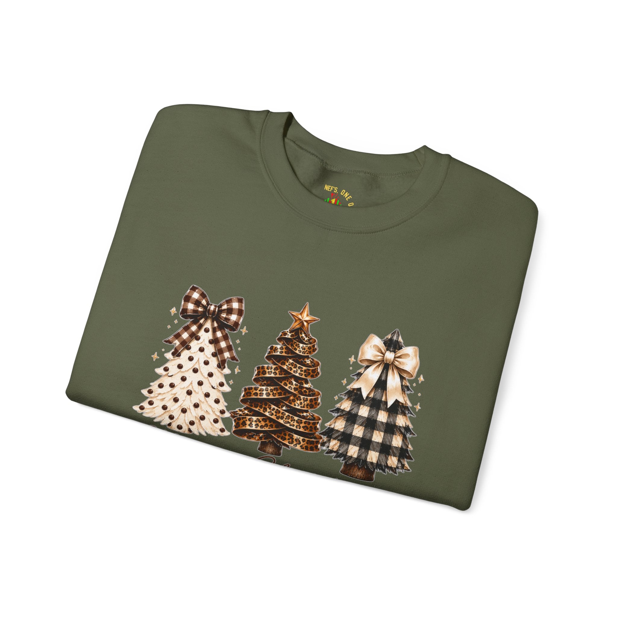 Merry Christmas Christmas Tree Crewneck Sweatshirt