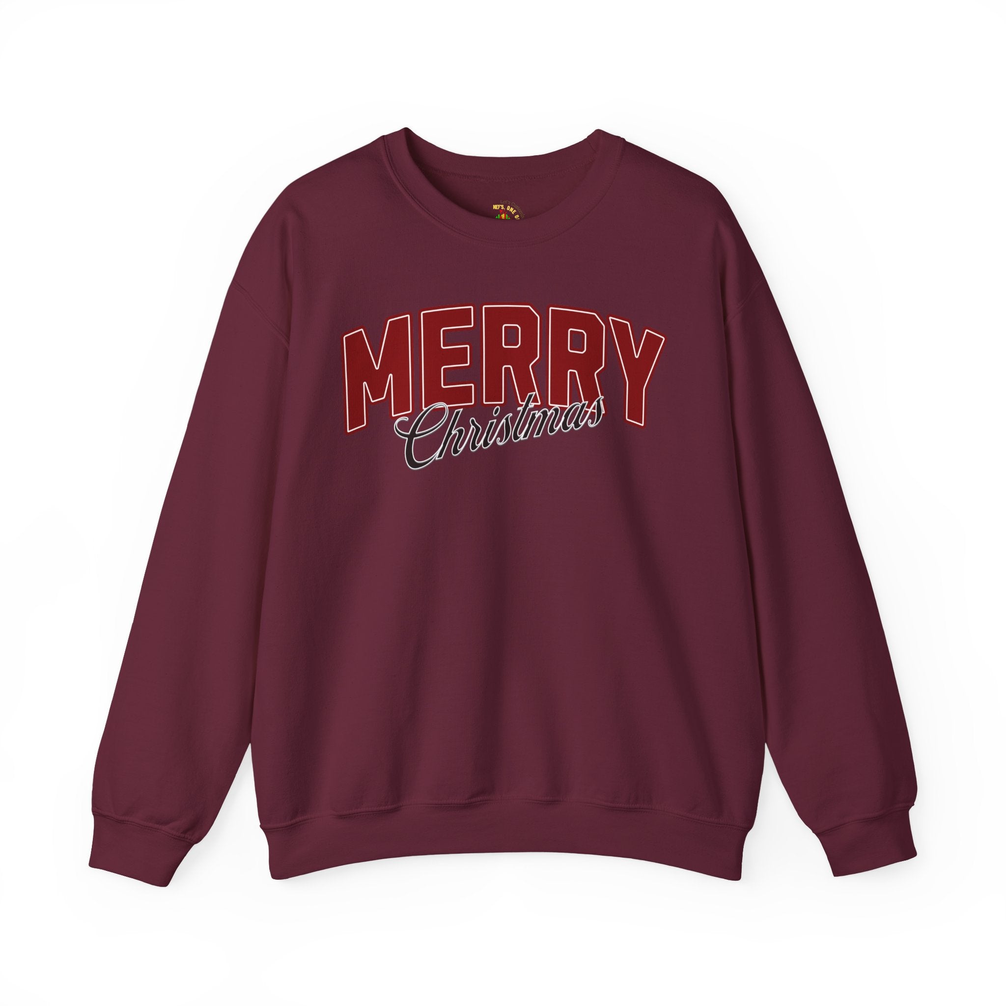 Merry Christmas Personalized Family Name Sweatshirt