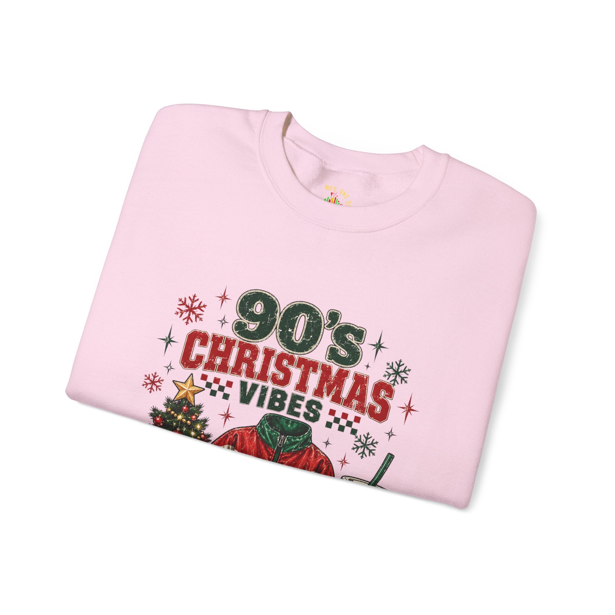 90s Christmas Vibes Crewneck Sweatshirt