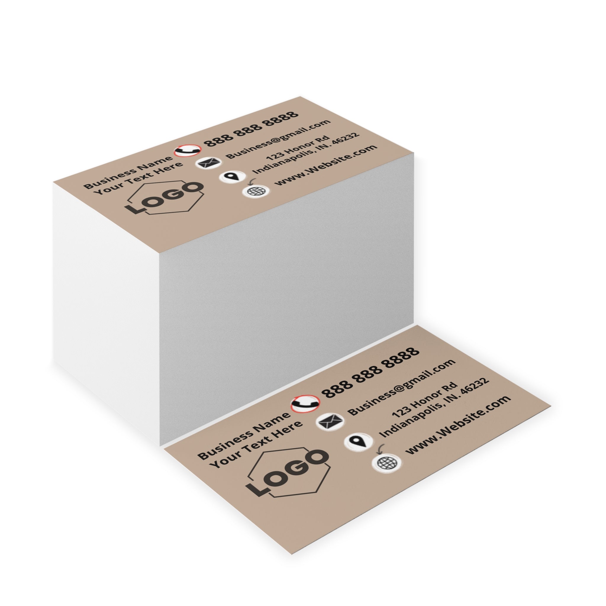 Quick and Easy No Think Business Cards
