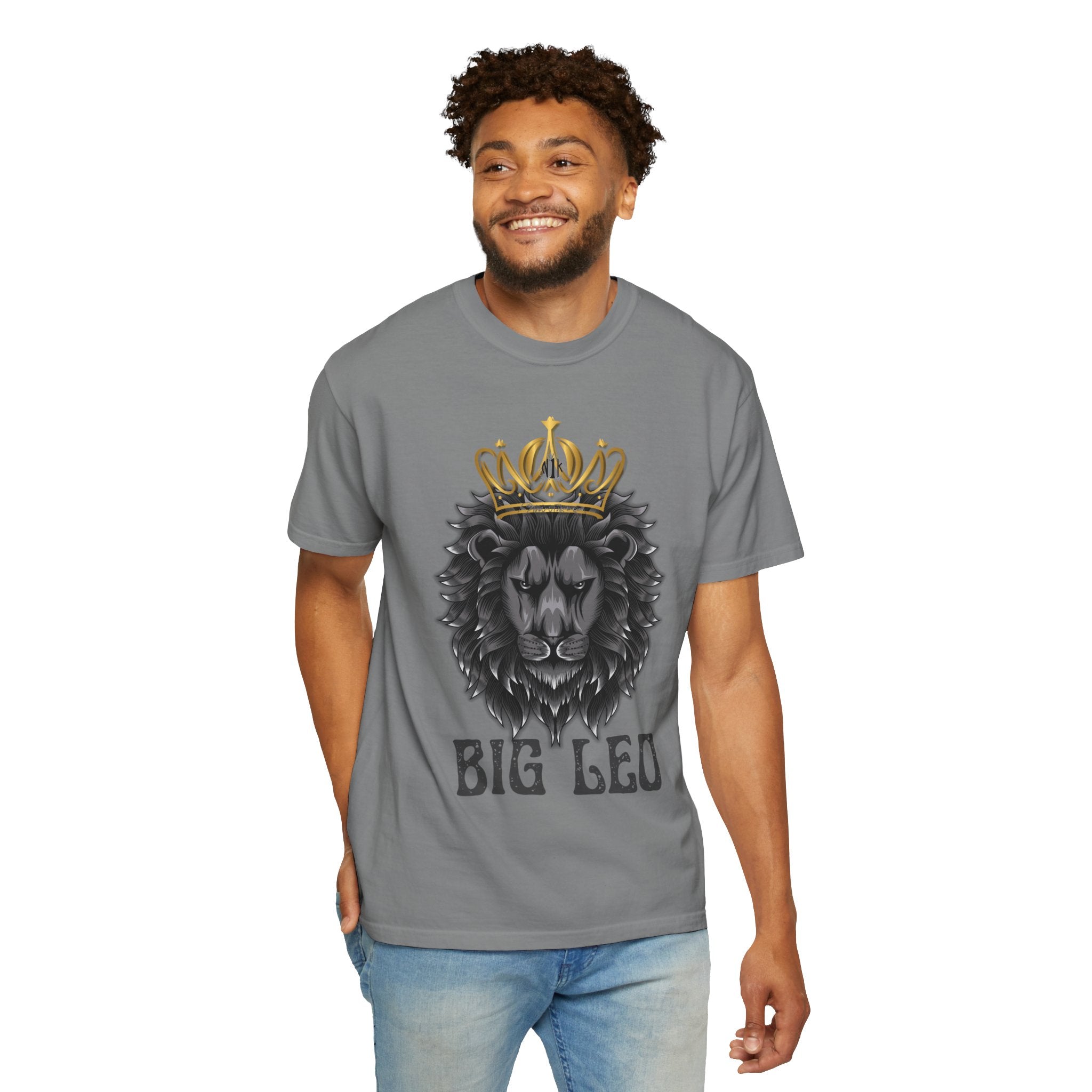 Big Leo Lion Graphic T-Shirt, Unisex Tee, Animal Lover Gift, Birthday Shirt, Astrology Apparel, Comfortable Everyday Wear