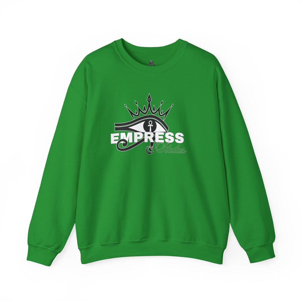 Eye of Horus Crown Empress Sweatshirt — Egyptian Protective Symbol Tee