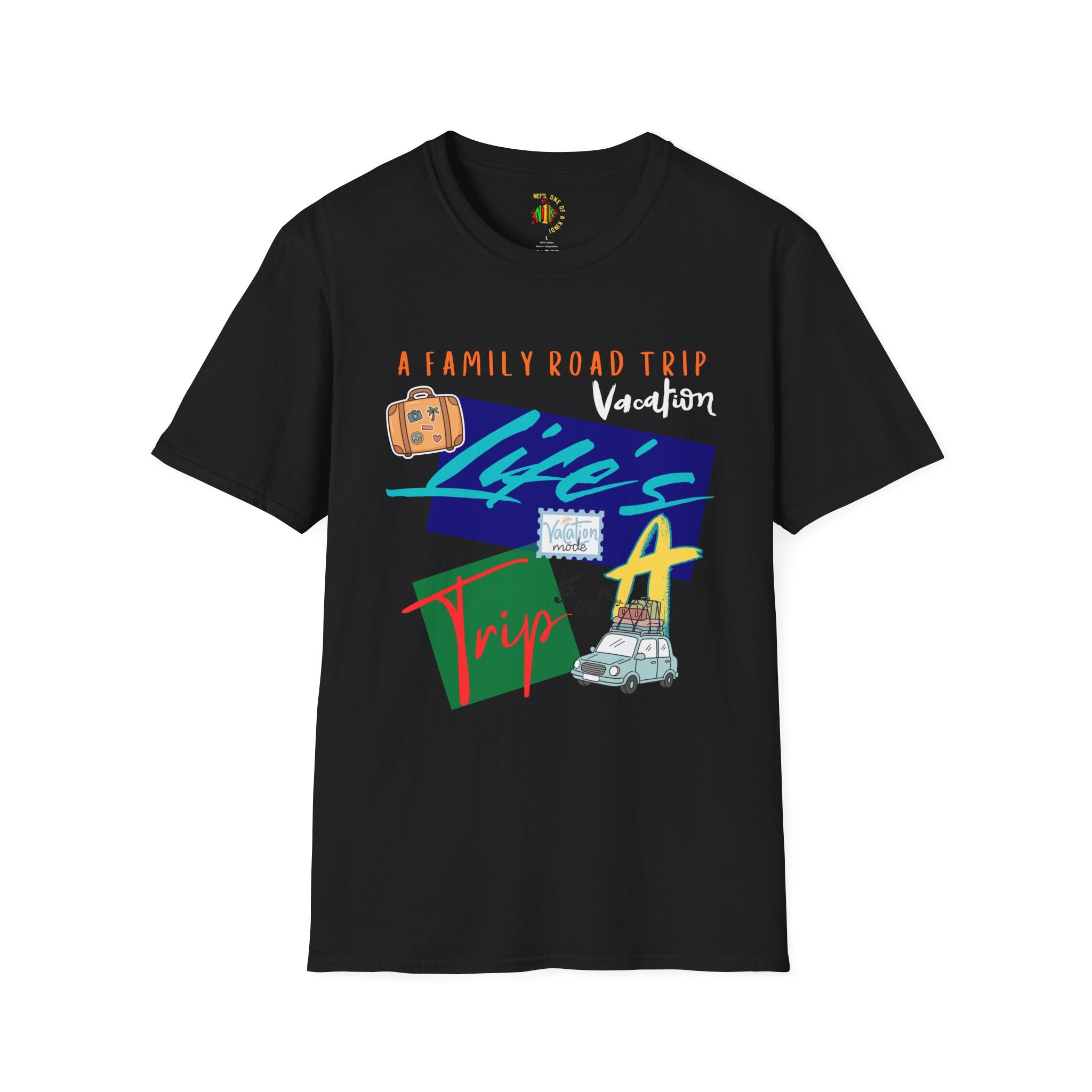 Road Trip T-Shirt — "Life's a Trip" Retro Family Travel Graphic