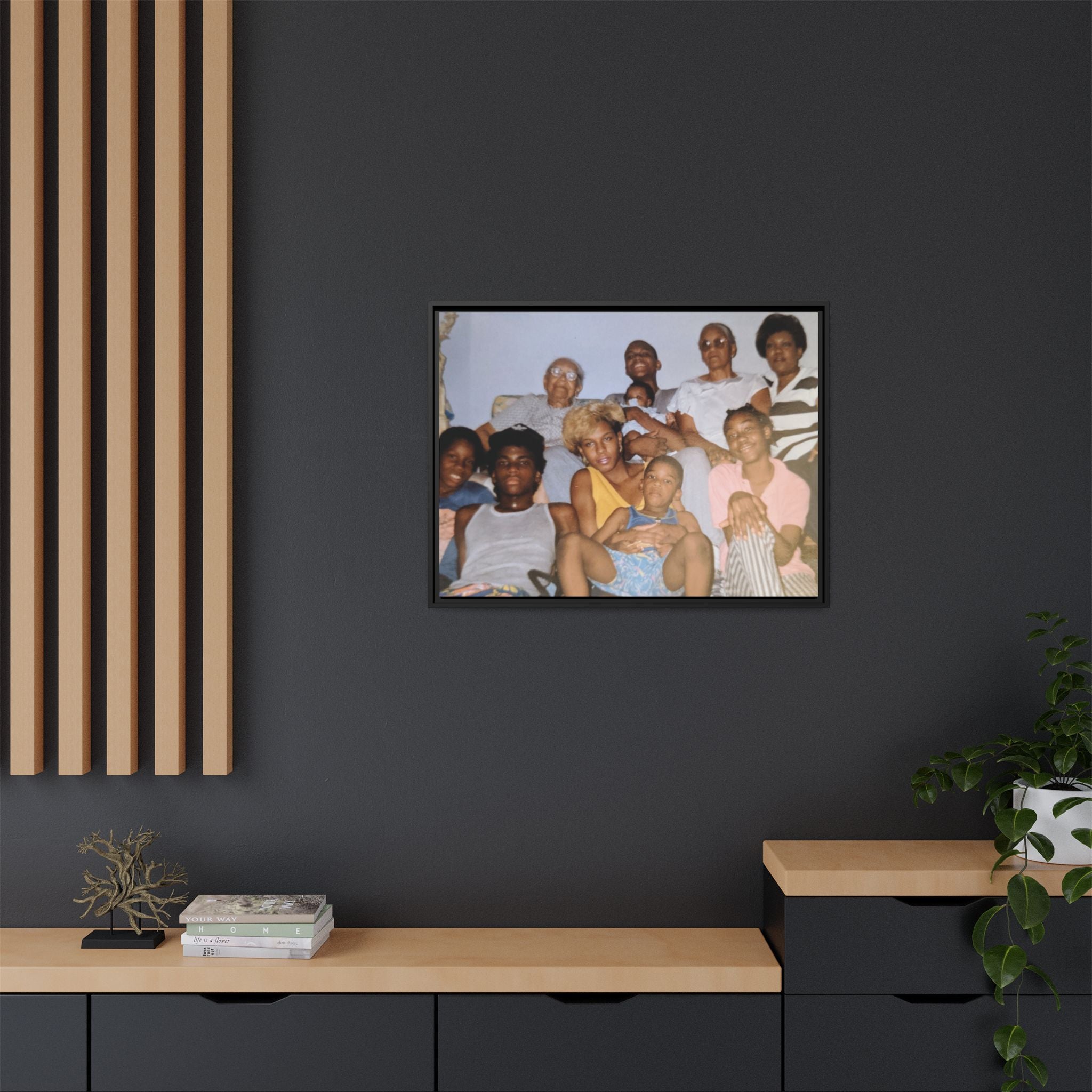 Ccustomizable Framed Canvas — Horizontal Matte Wall Art