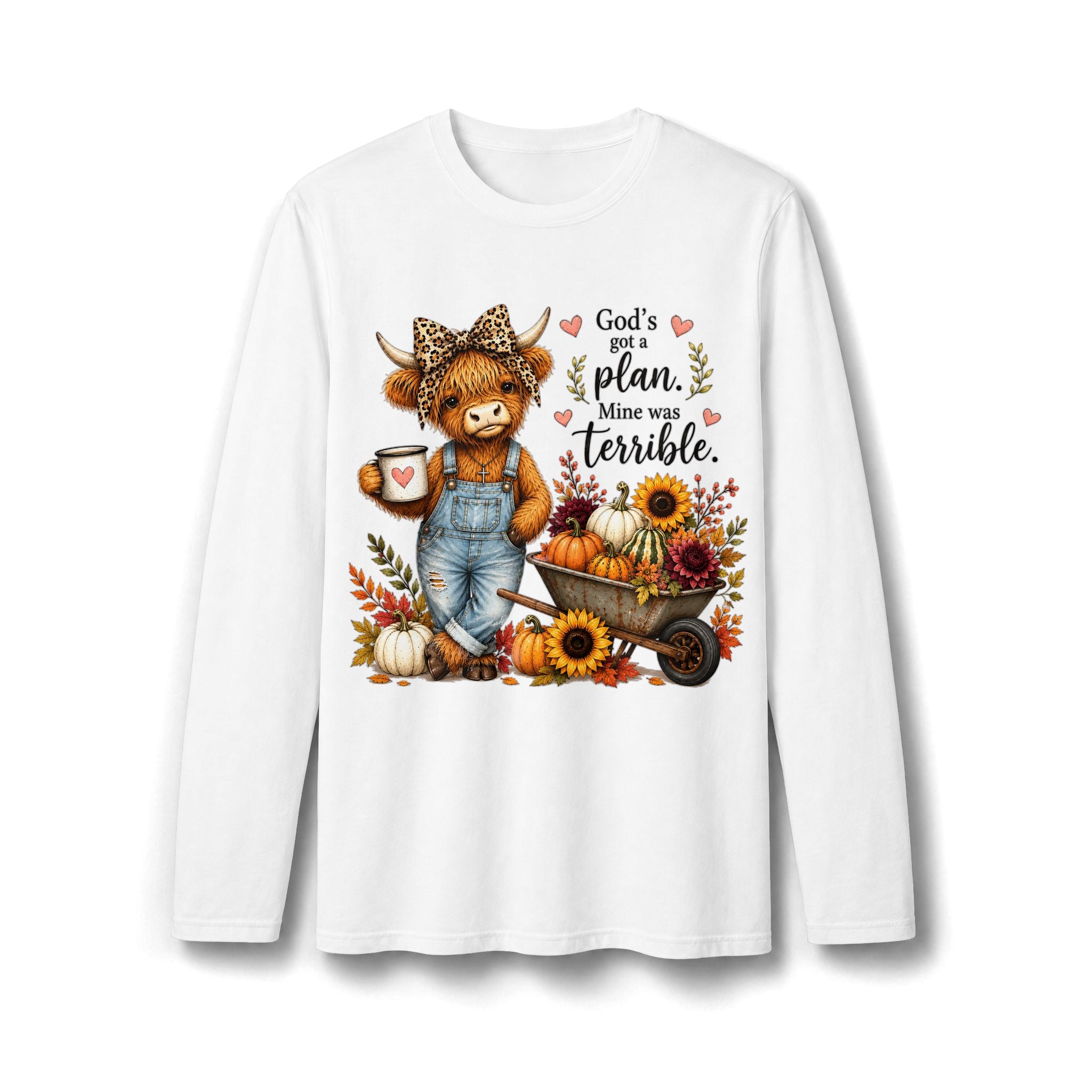 God’s Got a Plan Gingerbread Christmas Long Sleeve T-Shirt