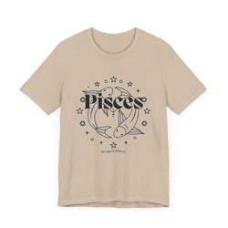 The Pisces Zodiac Unisex Casual Classic Jersey Short Sleeve Tee