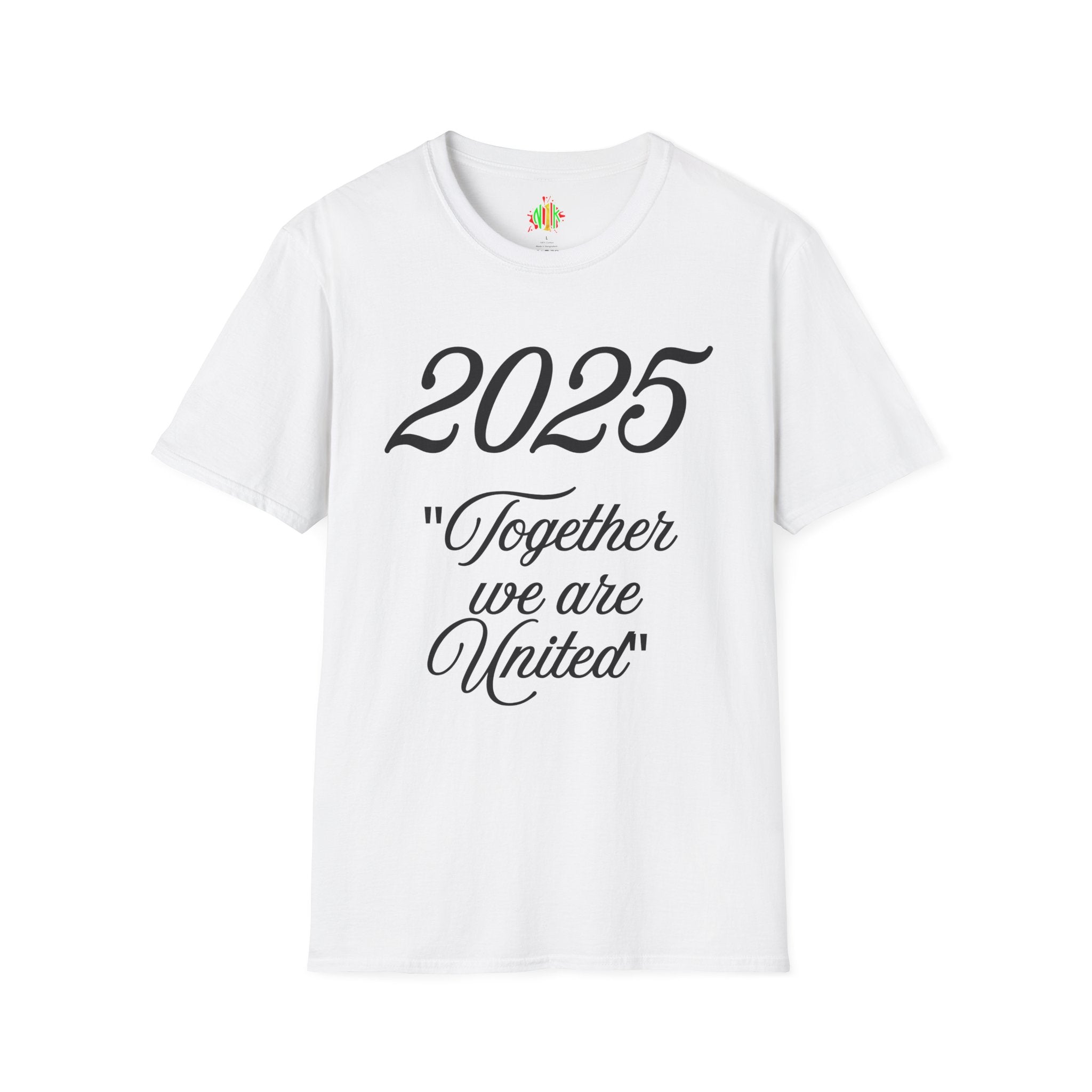 2025 Together We Are United Unisex T-Shirt, Softstyle Tee, Unity Shirt, Gift for Friends, Group Event Apparel