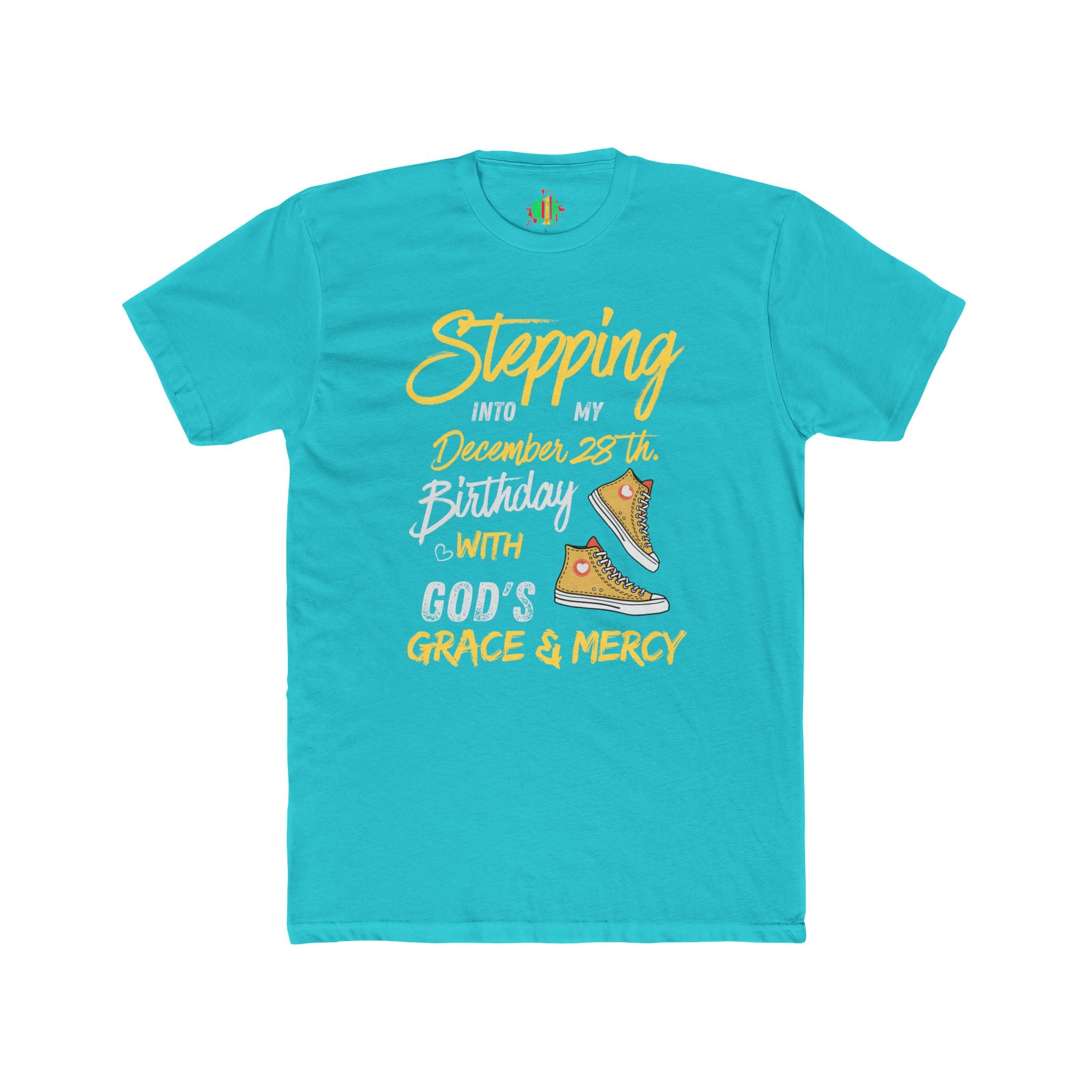Stepping with God 'Grace & Mercy' Inspirational Birthday TeeT-ShirtGrace & Mercy