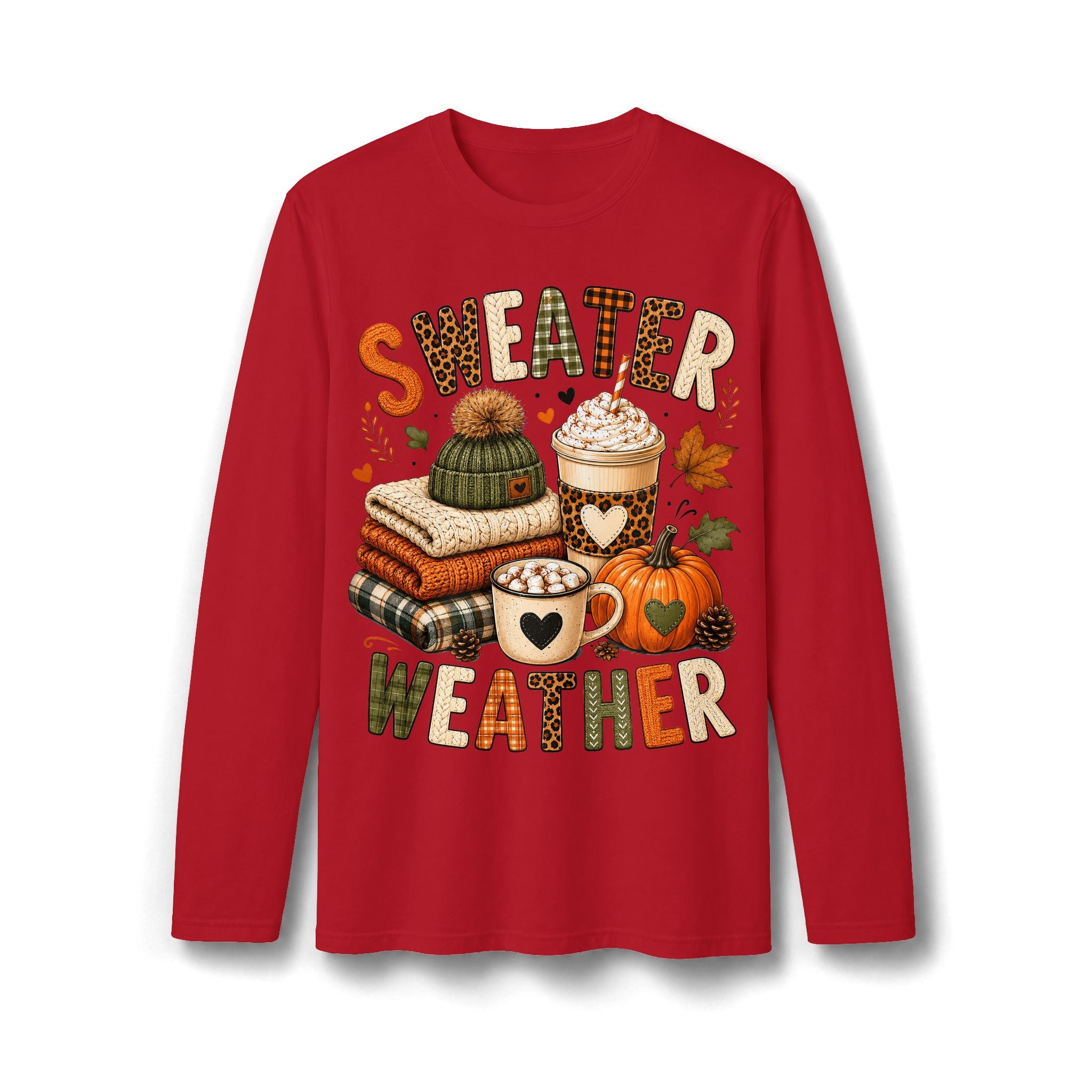 Sweater Weather Autumn Long Sleeve T-Shirt