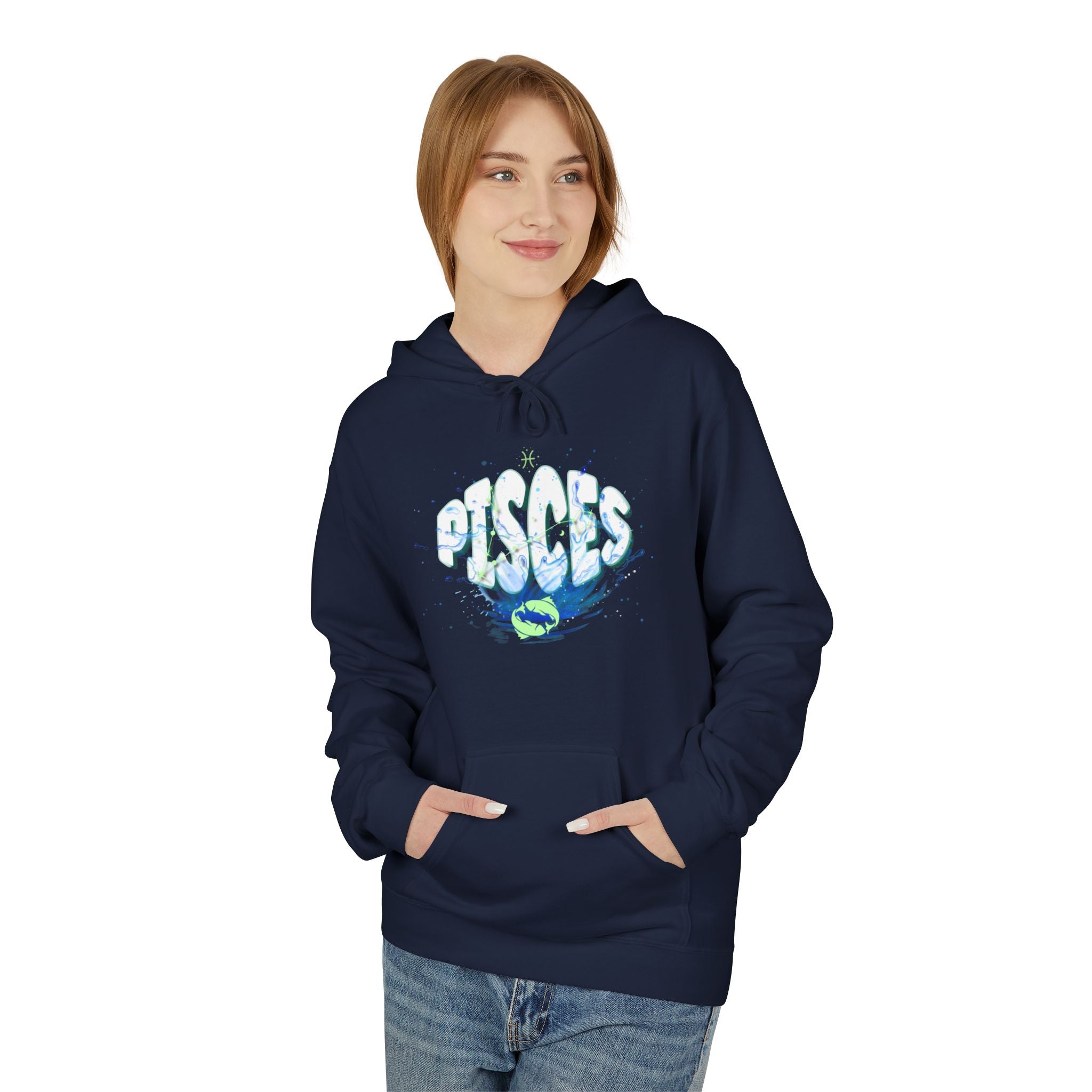 Pisces Zodiac Water Sign Hoodie — Astrological Star Sign Sweatshirt