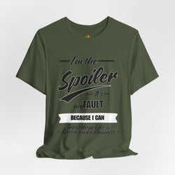 He's the Spoiler Unisex Jersey Tee - Express love for his Queen and Princess