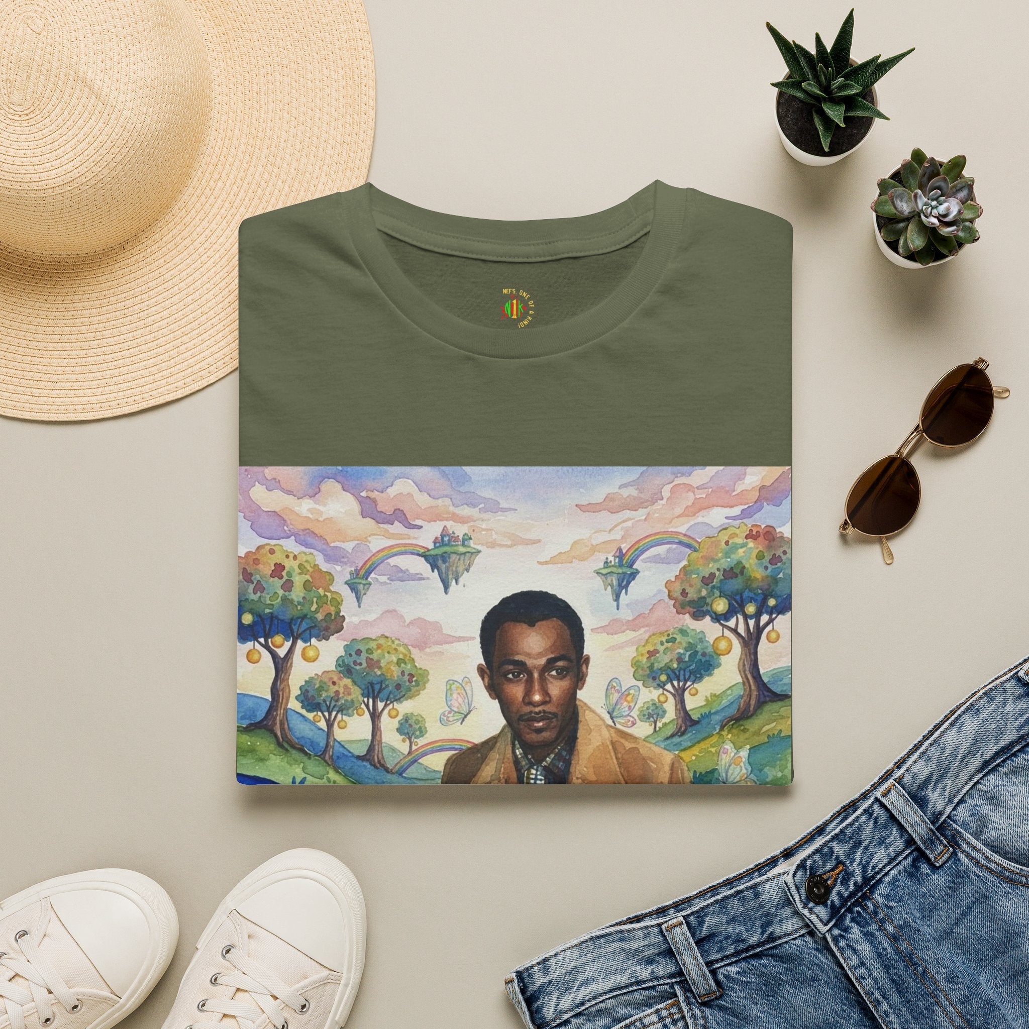 Todd Another Customized Smile Portrait Tee Graphic T-Shirt