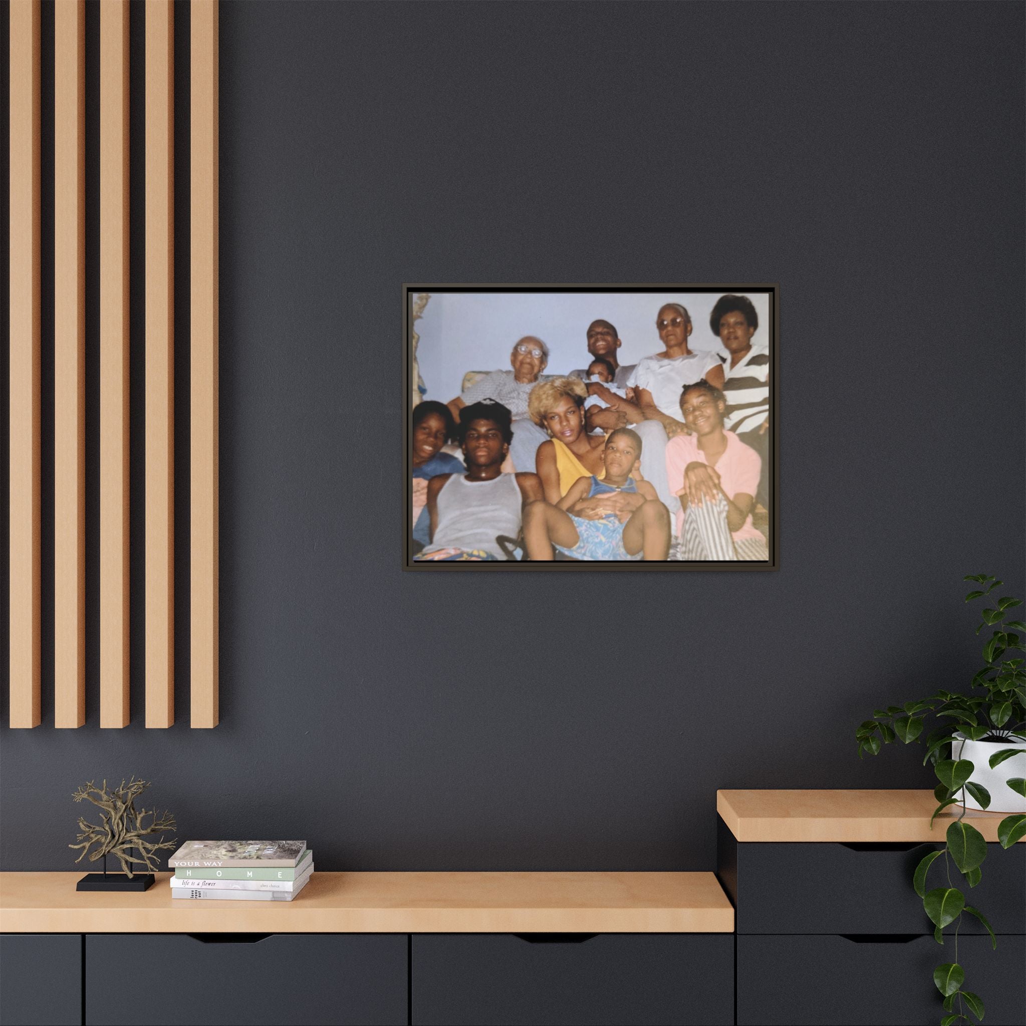 Ccustomizable Framed Canvas — Horizontal Matte Wall Art