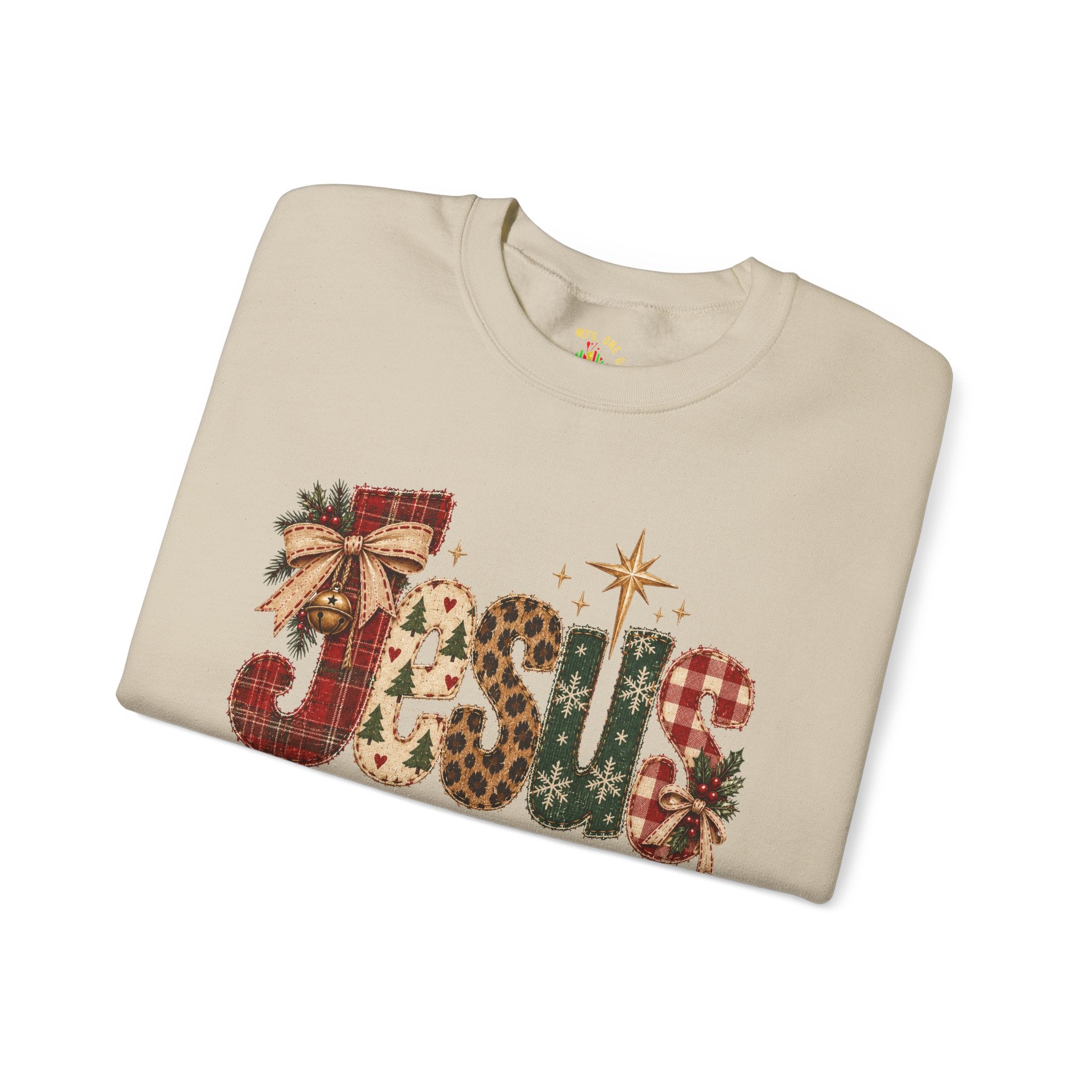 Festive Christmas Reindeer Crewneck Sweatshirt