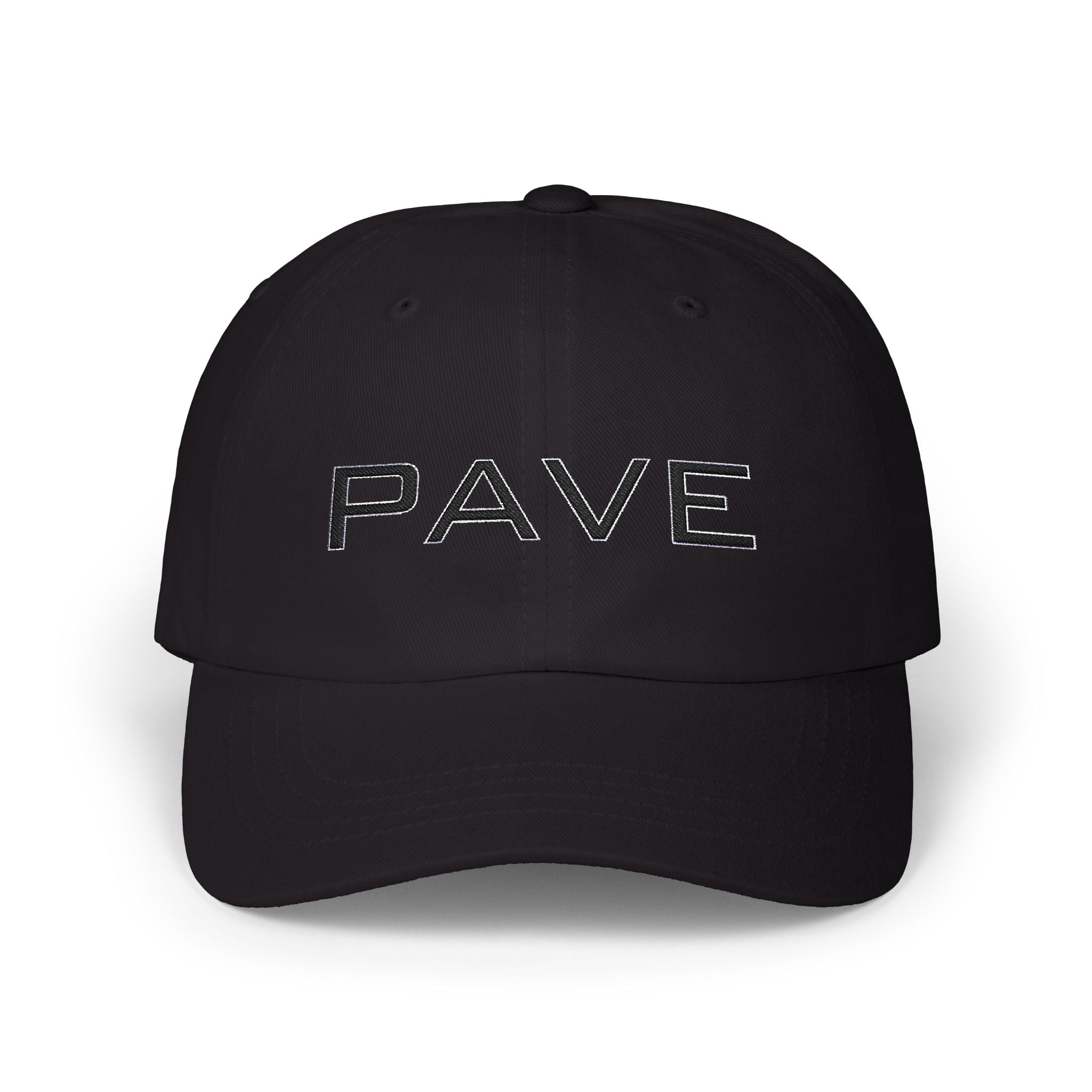 BLK - Dad Cap - Purpose AND Victory Established Stylish PAVE - Perfect Gift for Dads