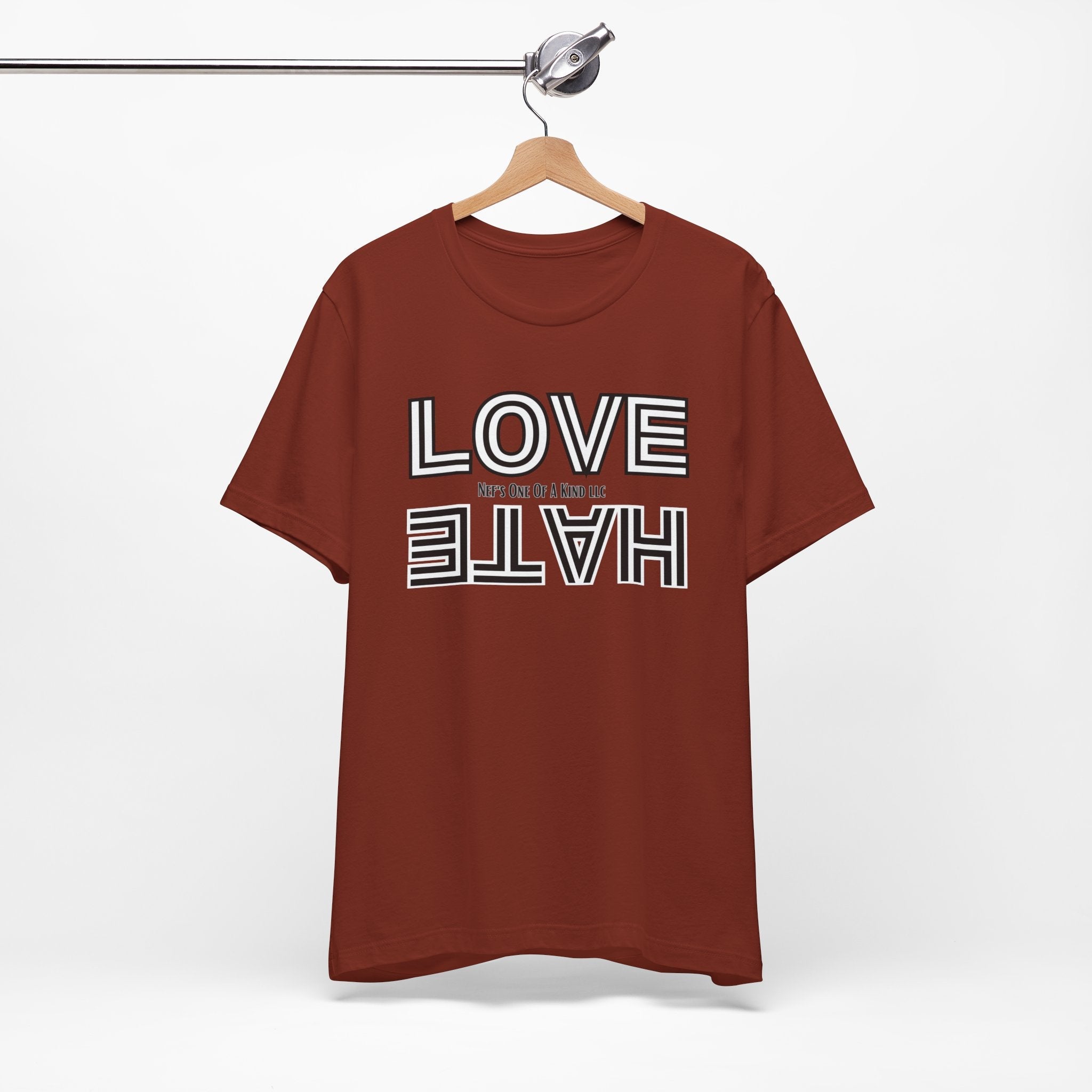 Love / Hate Short Unisex Sleeve Tea