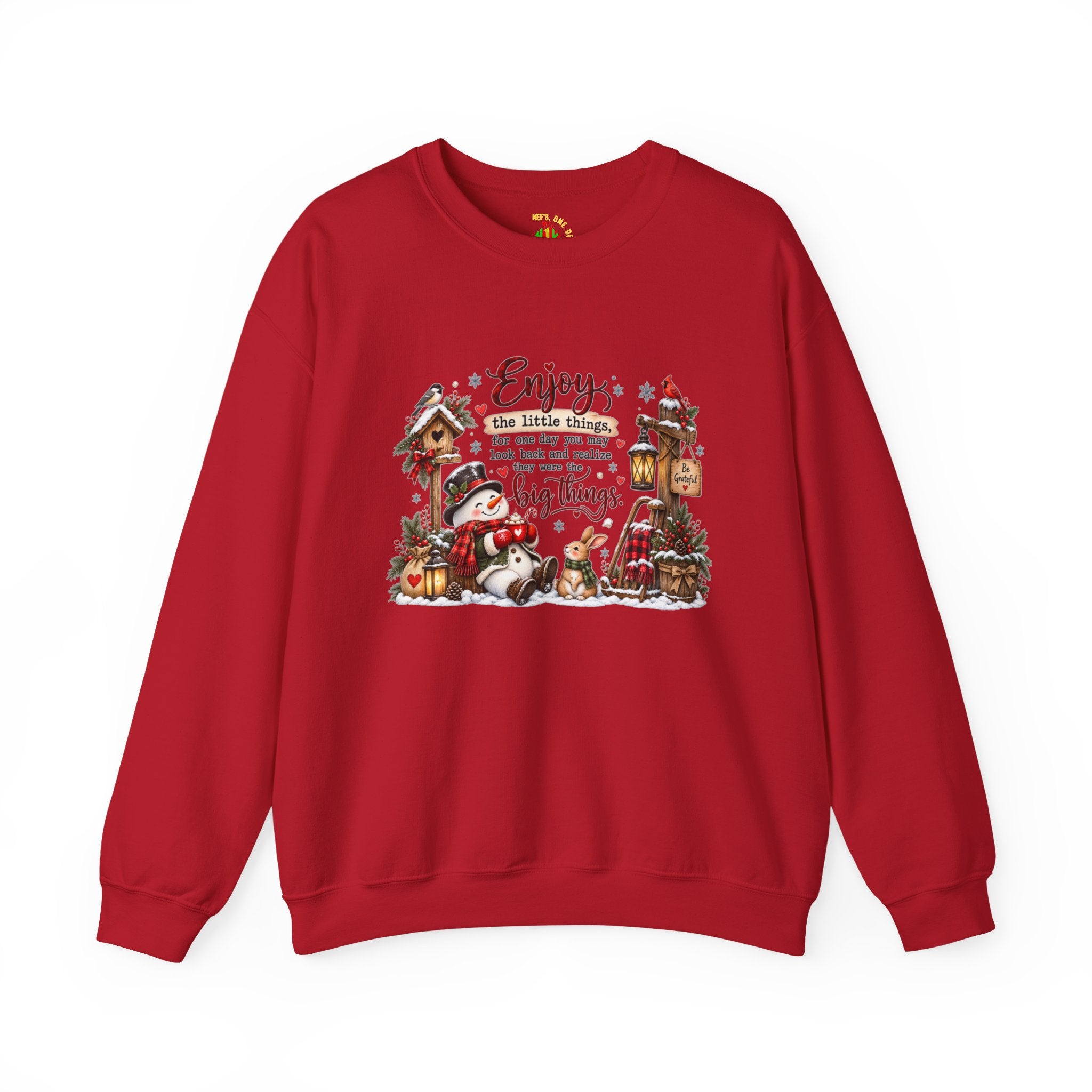 Enjoy the Little Things Christmas Crewneck Sweatshirt