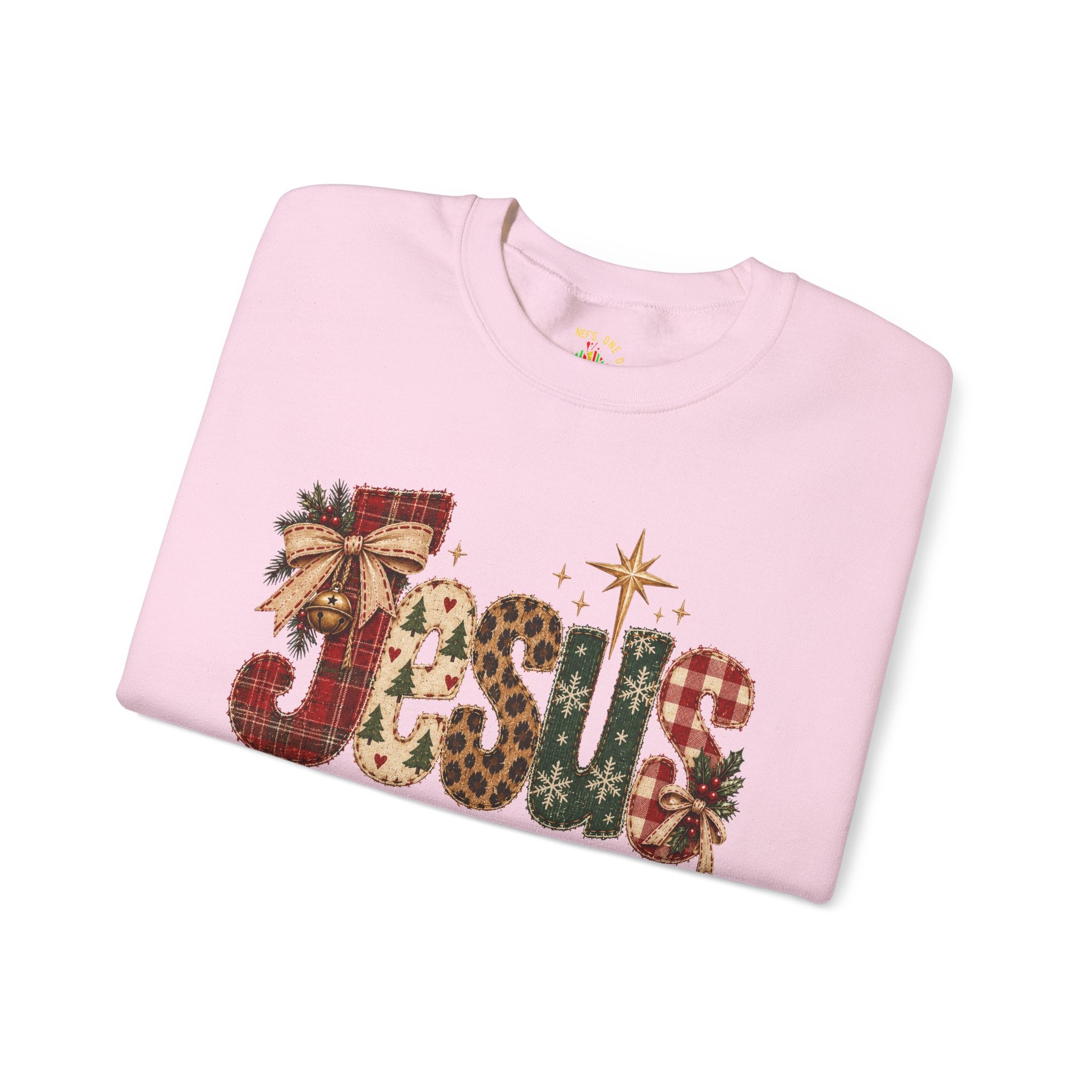 Festive Christmas Reindeer Crewneck Sweatshirt