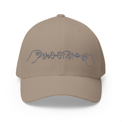 Nefs One Of A Kind Hand-Embroidered Closed-Back Cap, Casual Gift for Him or Her, Trendy Accessories for Everyday Wear