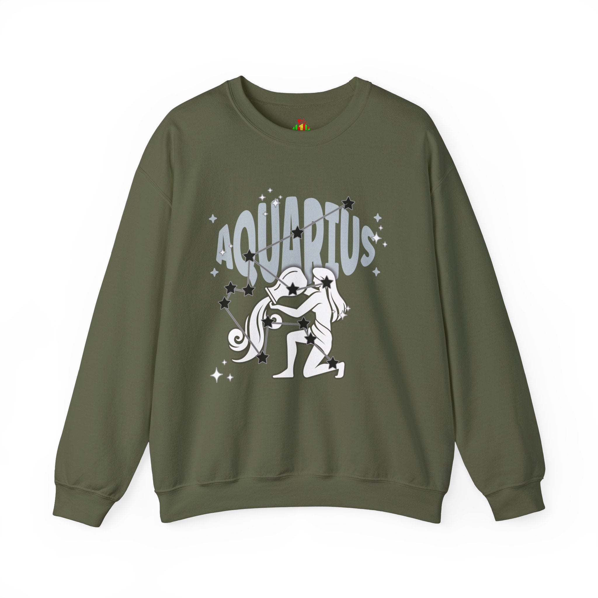 Aquarius Zodiac Casual classic unisex heavy blend crewneck sweatshirt