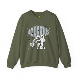 Aquarius Zodiac Casual classic unisex heavy blend crewneck sweatshirt