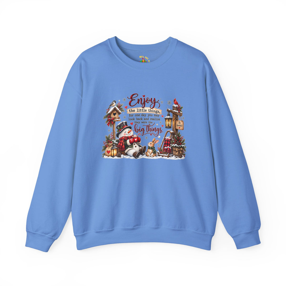 Enjoy the Little Things Christmas Crewneck Sweatshirt