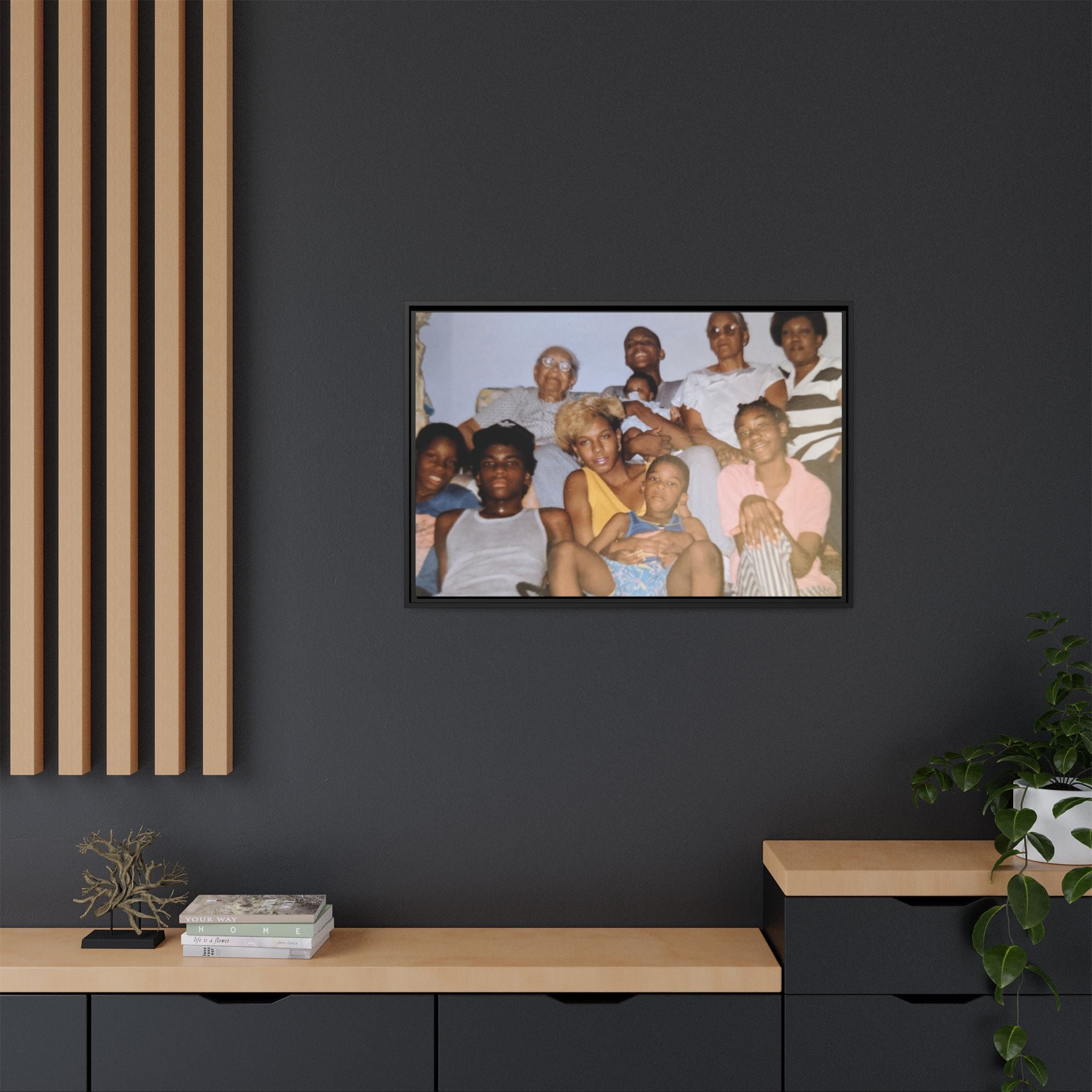 Ccustomizable Framed Canvas — Horizontal Matte Wall Art