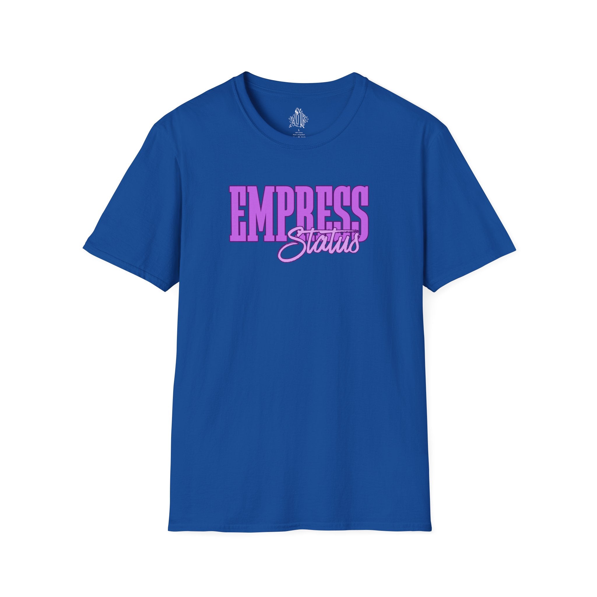 Bold Purple Print Empress Status T-shirt