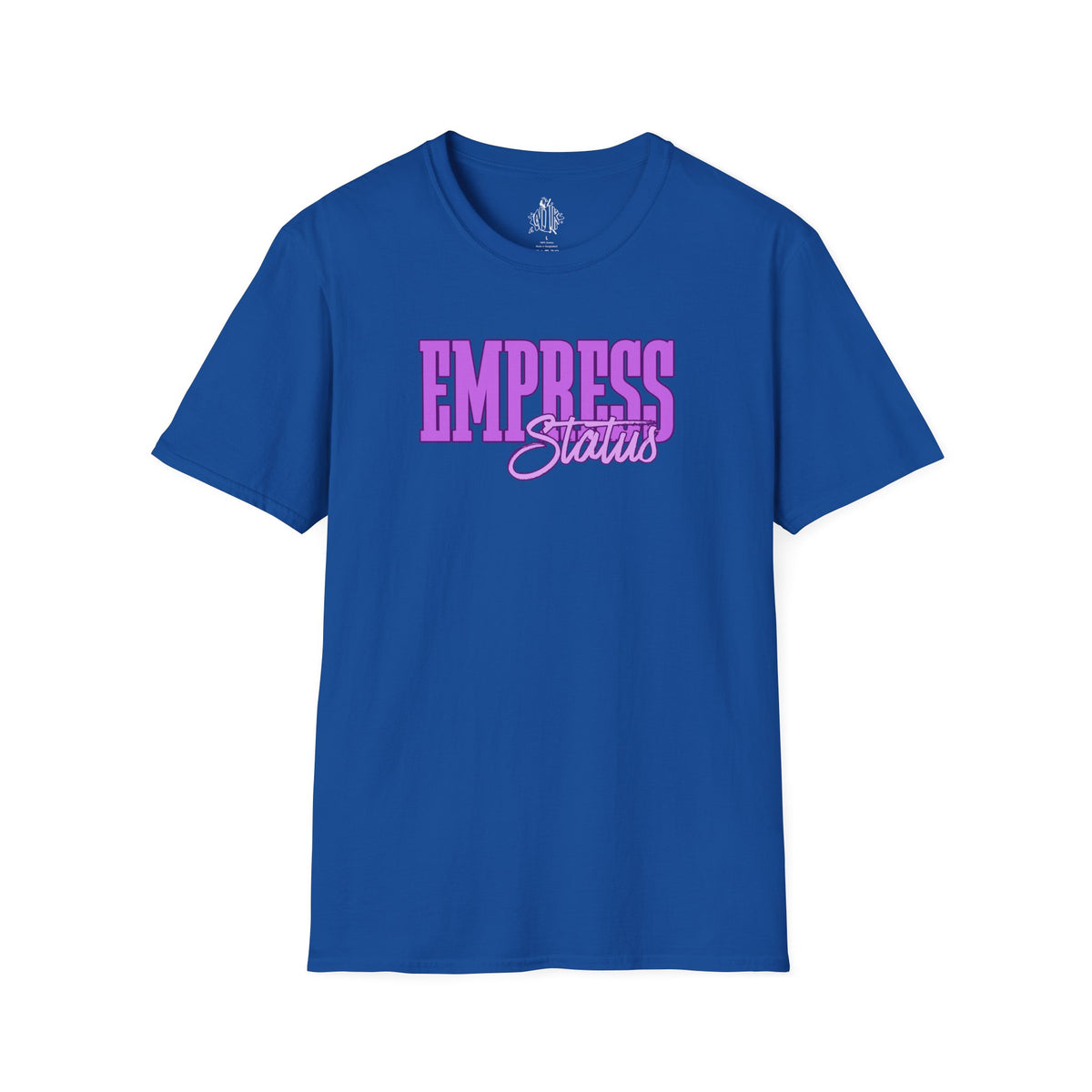 Bold Purple Print Empress Status T-shirt