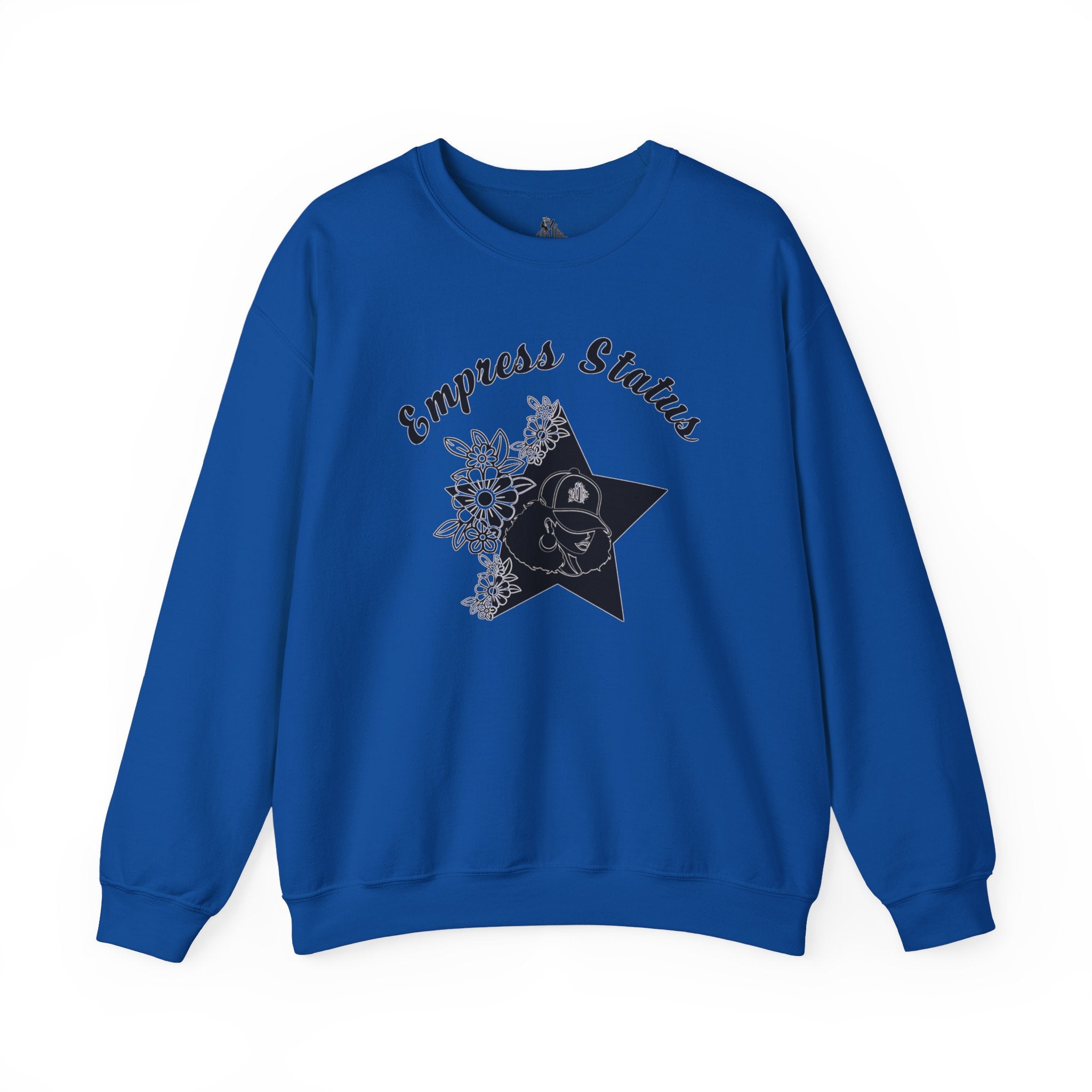 Empress Black Girl Floral Status Unisex Sweatshirt