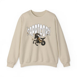 Capricorn Zodiac Casual Unisex Crewneck Sweatshirt