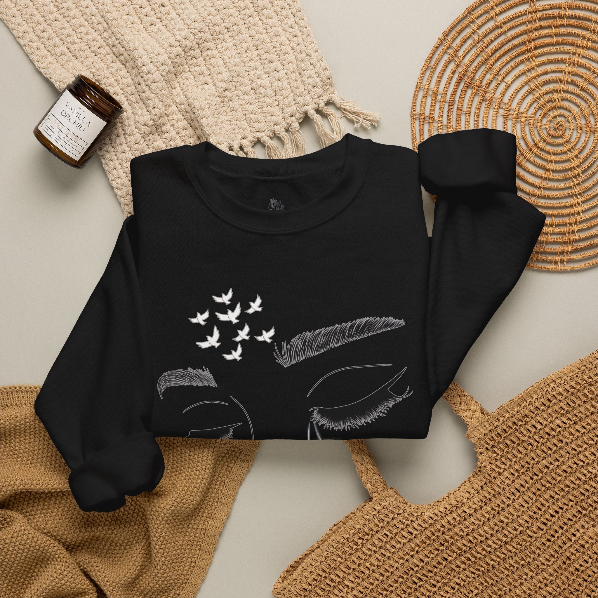 Tearful Eyes Crewneck Sweatshirt — Remember To Remember To Never Forget'