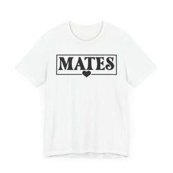 Mates with Soul Valentine Casual Soft Unisex Jersey Crew Neck Short Sleeve Tee