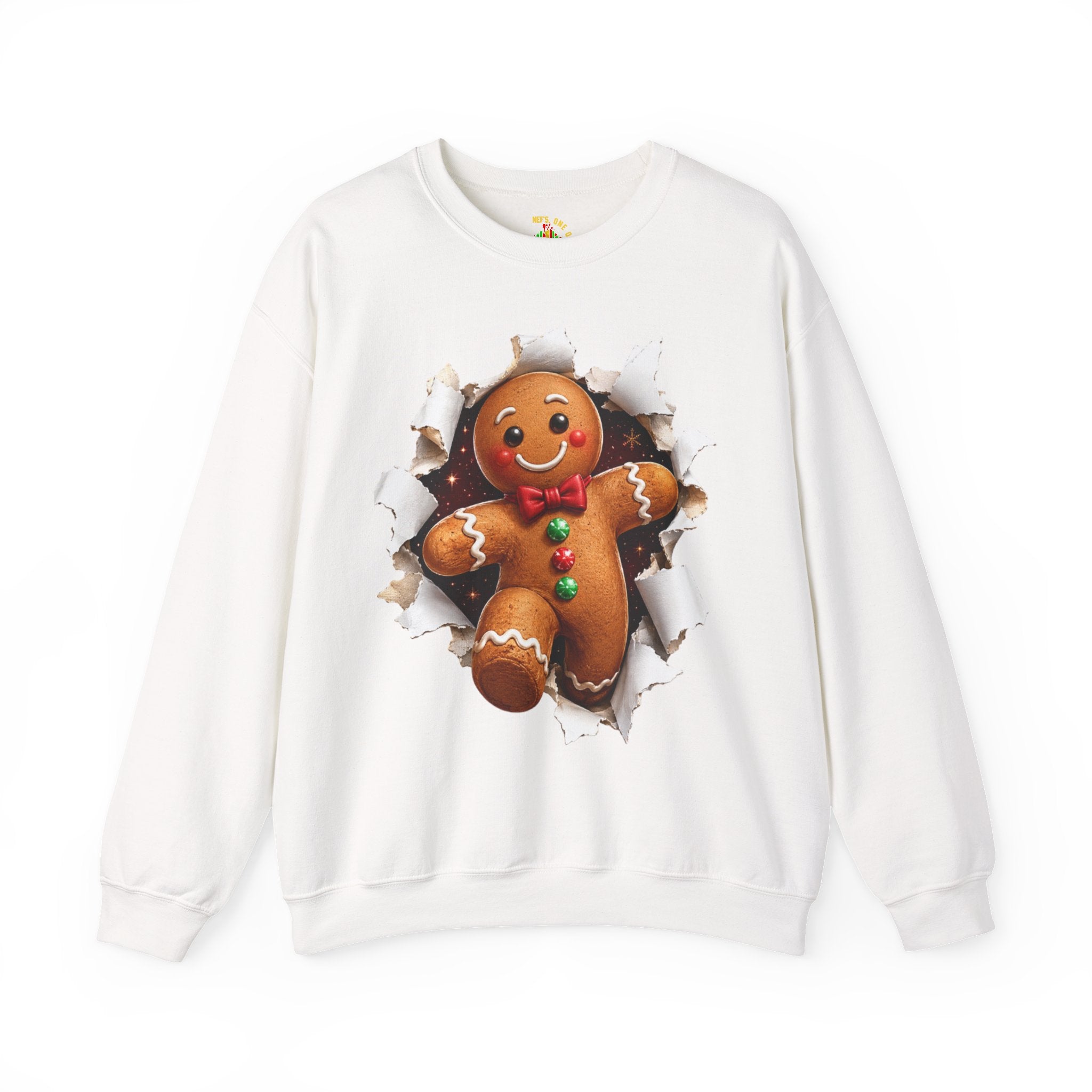 Gingerbread Man Christmas Crewneck Sweatshirt