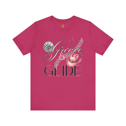Groovy Glide Unisex Jersey Tee - Fun Retro Music Vibes
