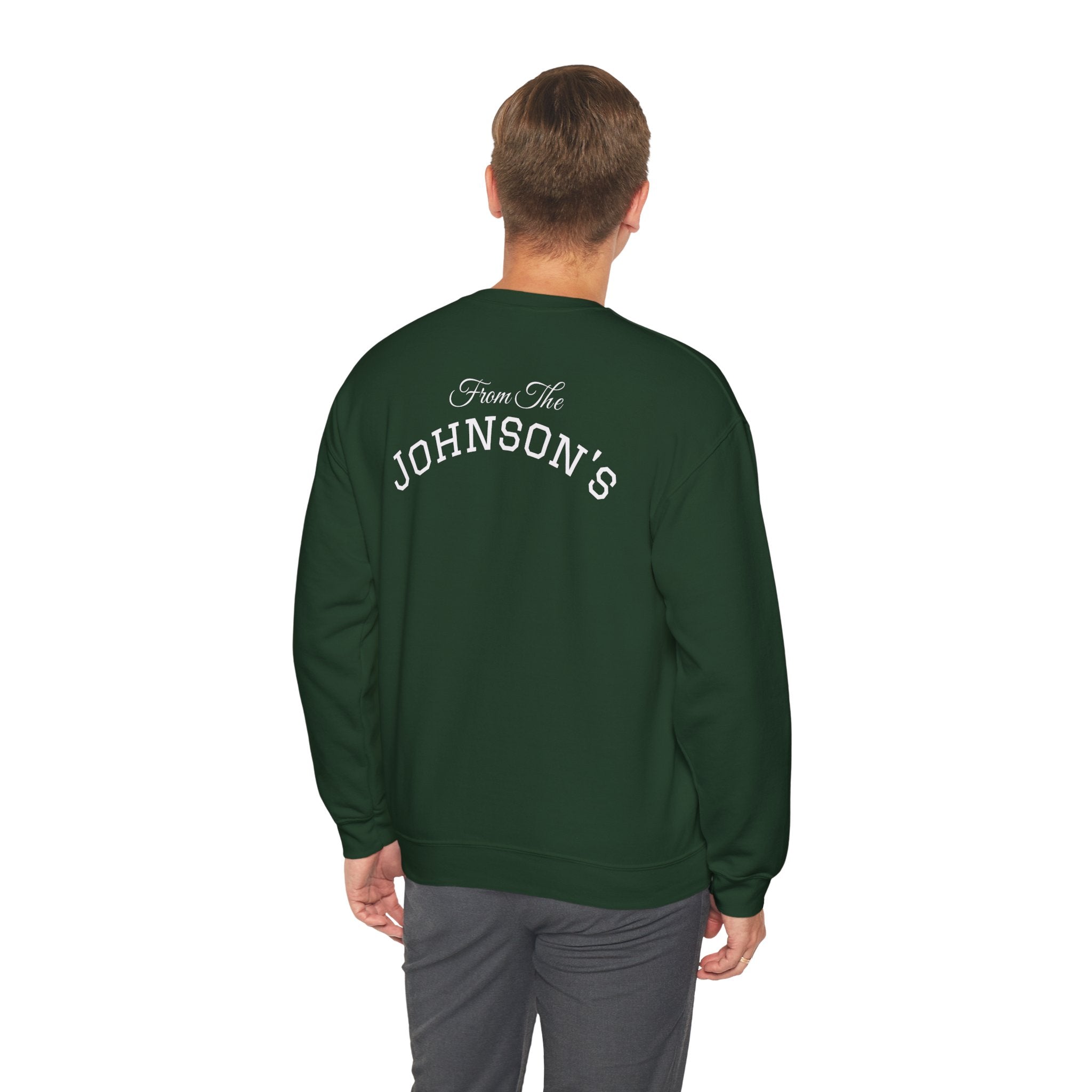 Merry Christmas Personalized Family Name Sweatshirt