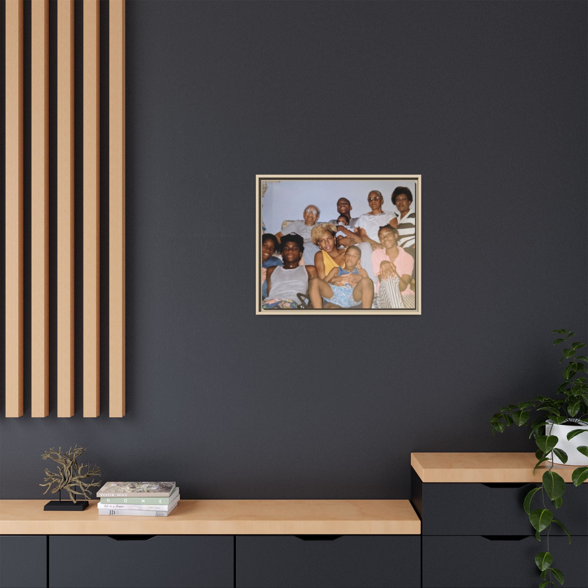 Ccustomizable Framed Canvas — Horizontal Matte Wall Art