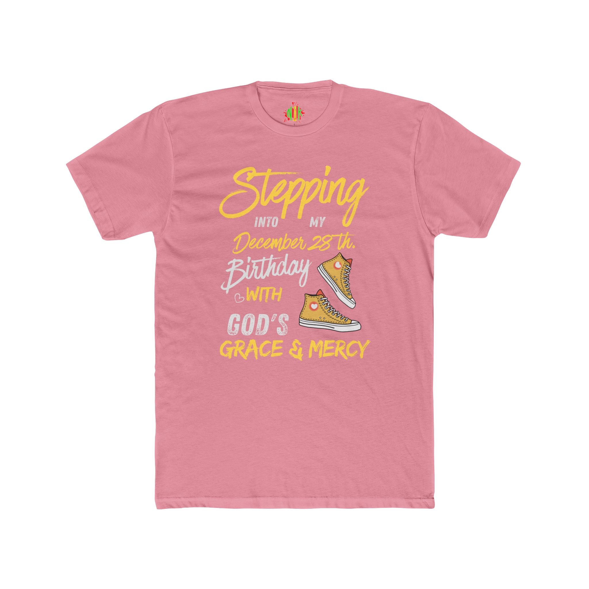 Stepping with God 'Grace & Mercy' Inspirational Birthday TeeT-ShirtGrace & Mercy