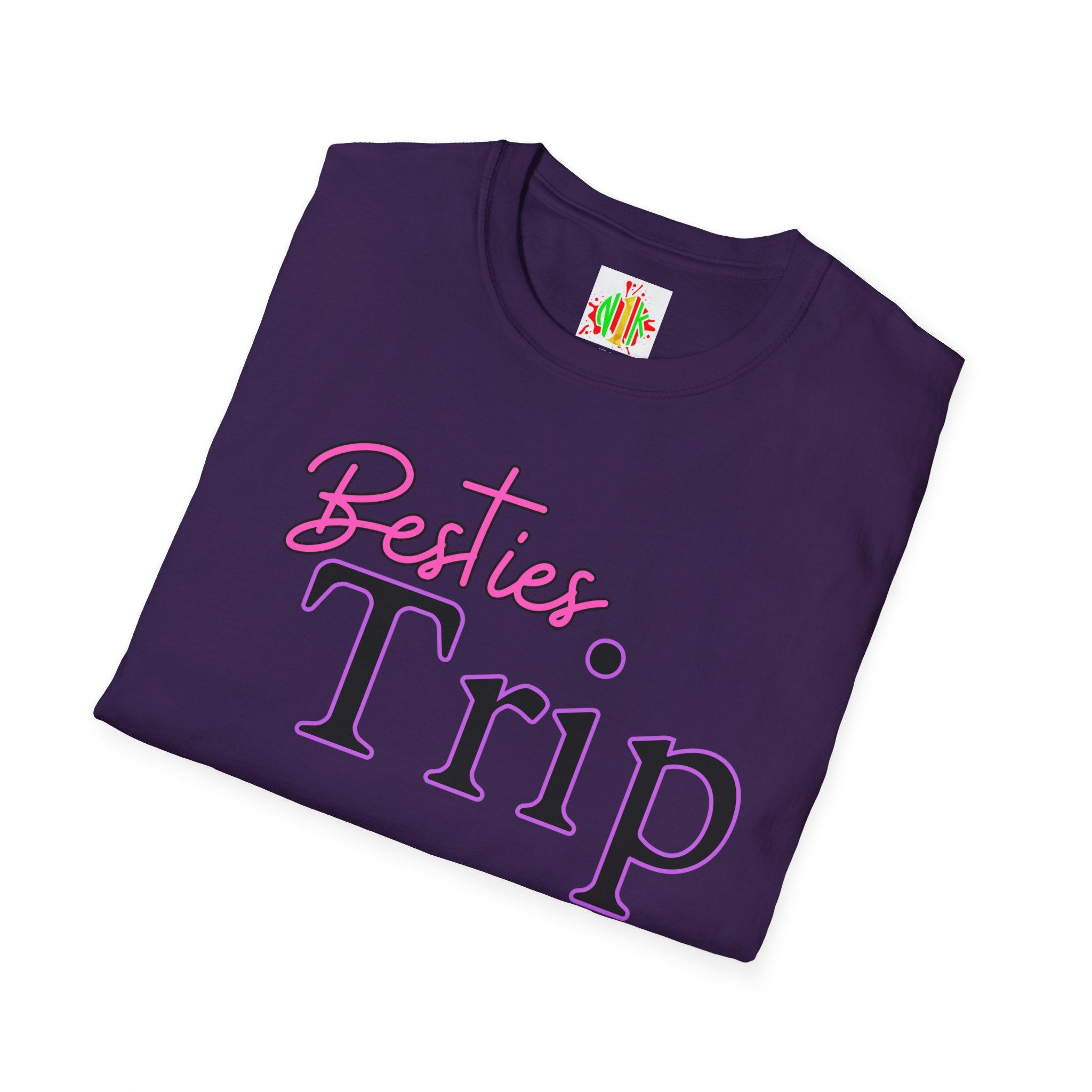 Besties Trip Unisex T-Shirt - Perfect for Friendship Celebrations, Travel, Summer Vacations, Girls’ Getaways, Matching Outfits