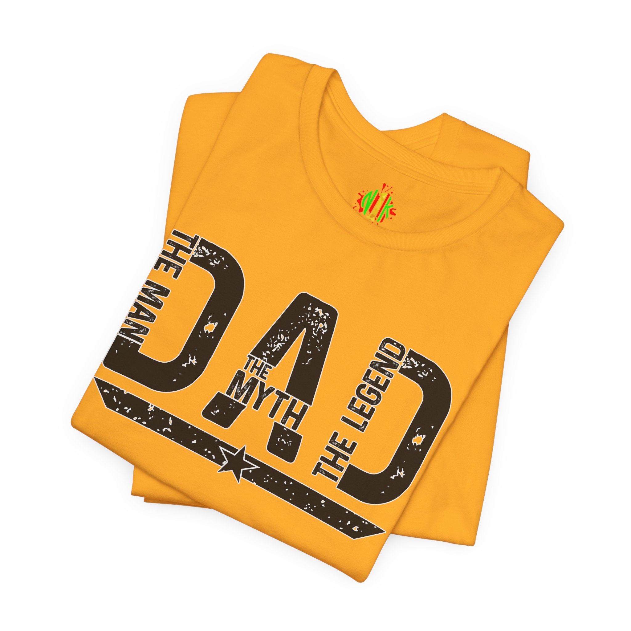 Dad Myth Legend T-Shirt, Unisex Tee, Father's Day Gift, Birthday Gift for Dad, Casual Wear, Family T-Shirt