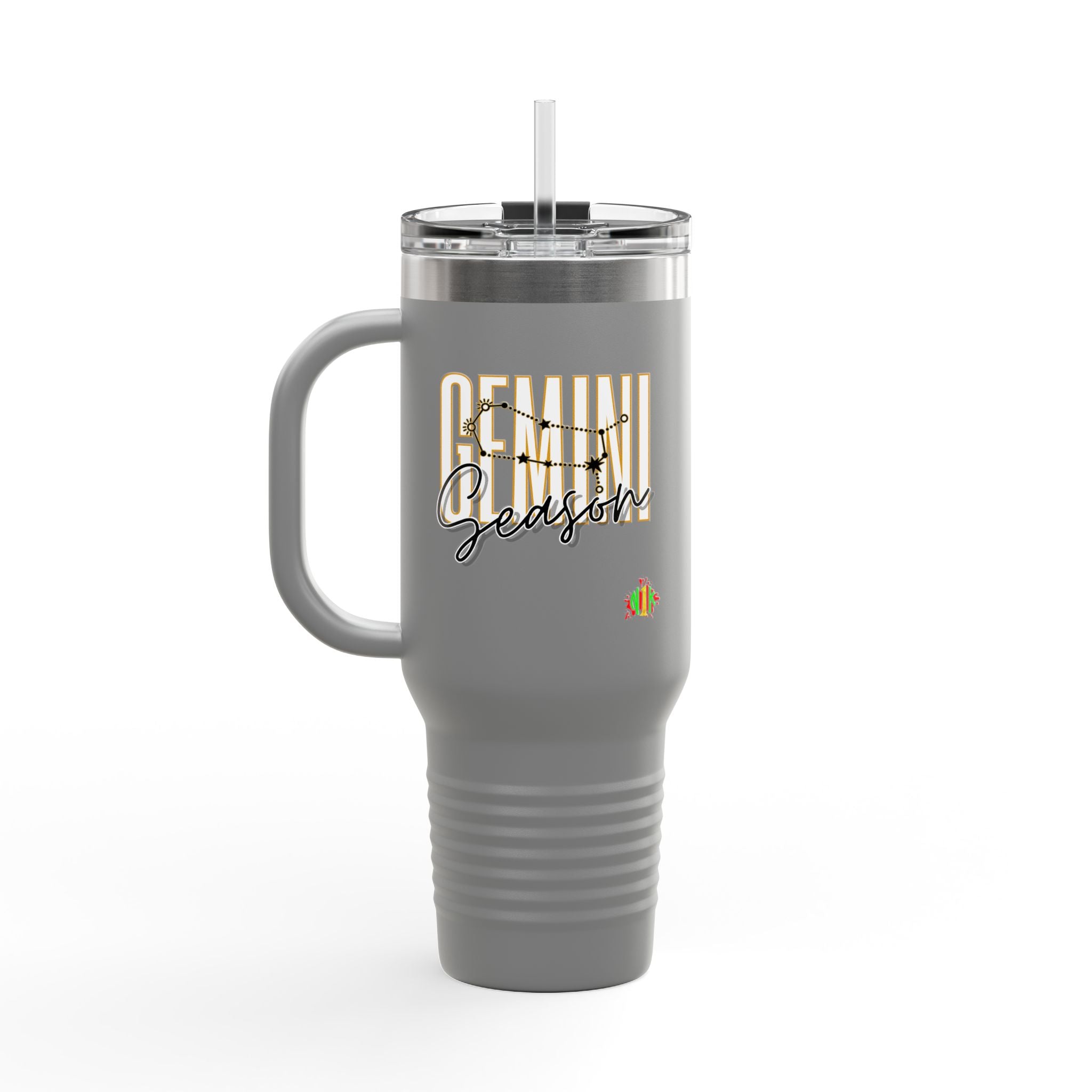 Gemini Season Insulated Travel Mug, 40oz | Astrology Drinkware for Coffee Lovers, Zodiac Gifts, Birthday Parties, Travel Accessory, [...]