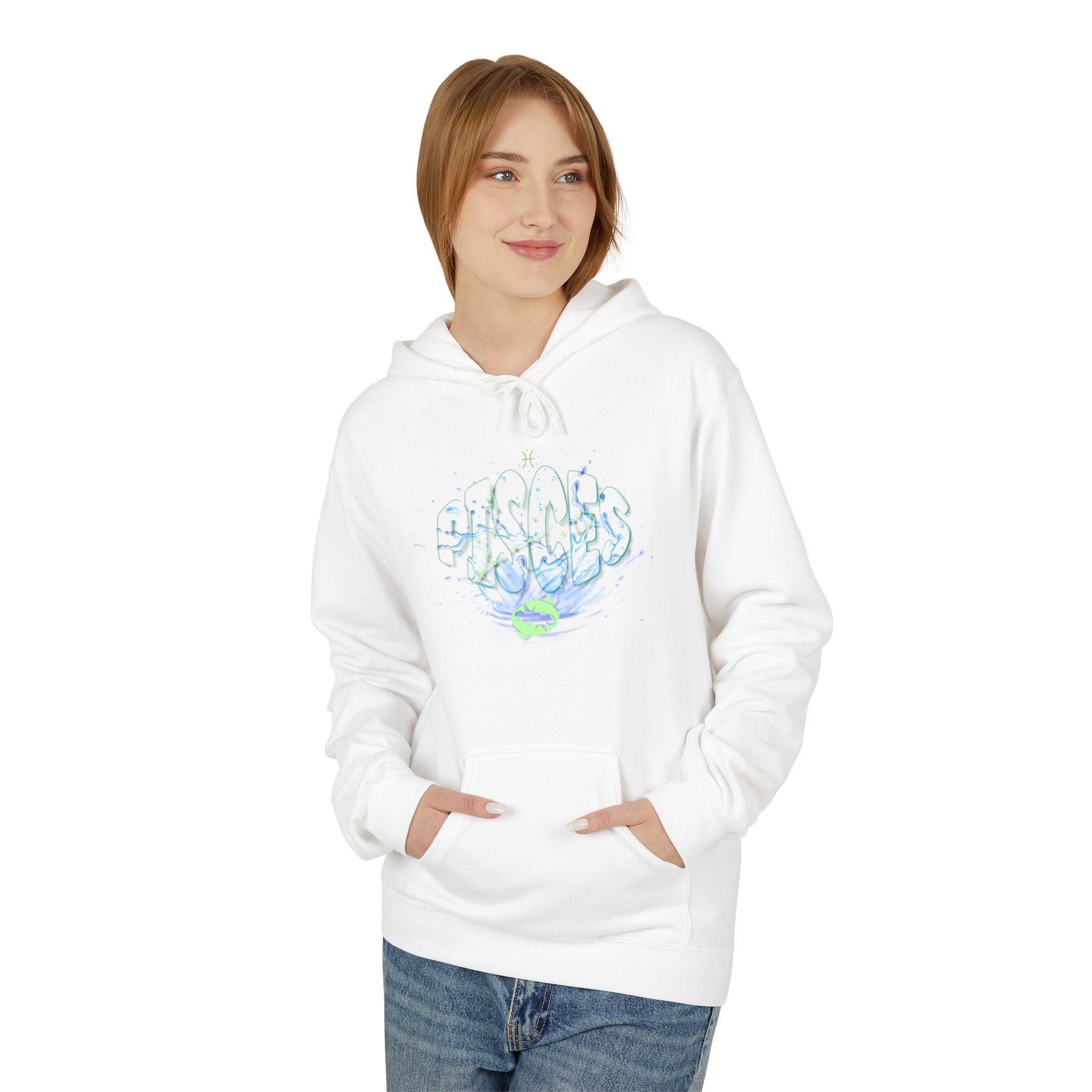 Pisces Zodiac Water Sign Hoodie — Astrological Star Sign Sweatshirt