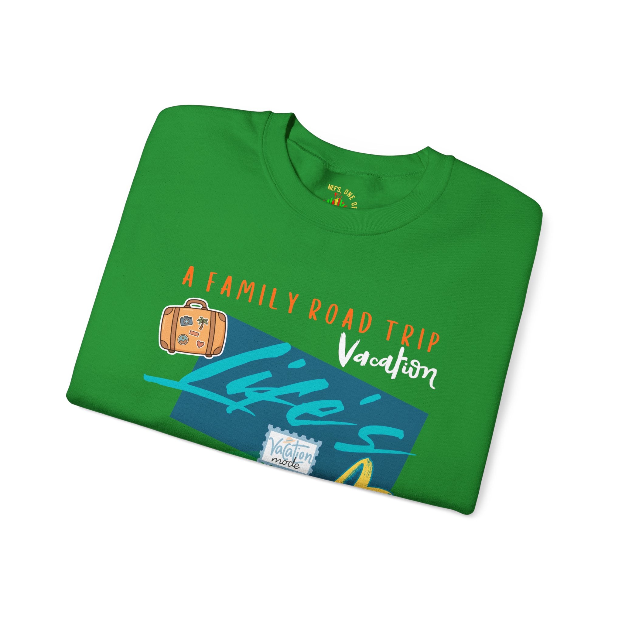 Road Trip T-Shirt — "Life's a Trip" Retro (Enter Family Name) on Back Travel Graphic