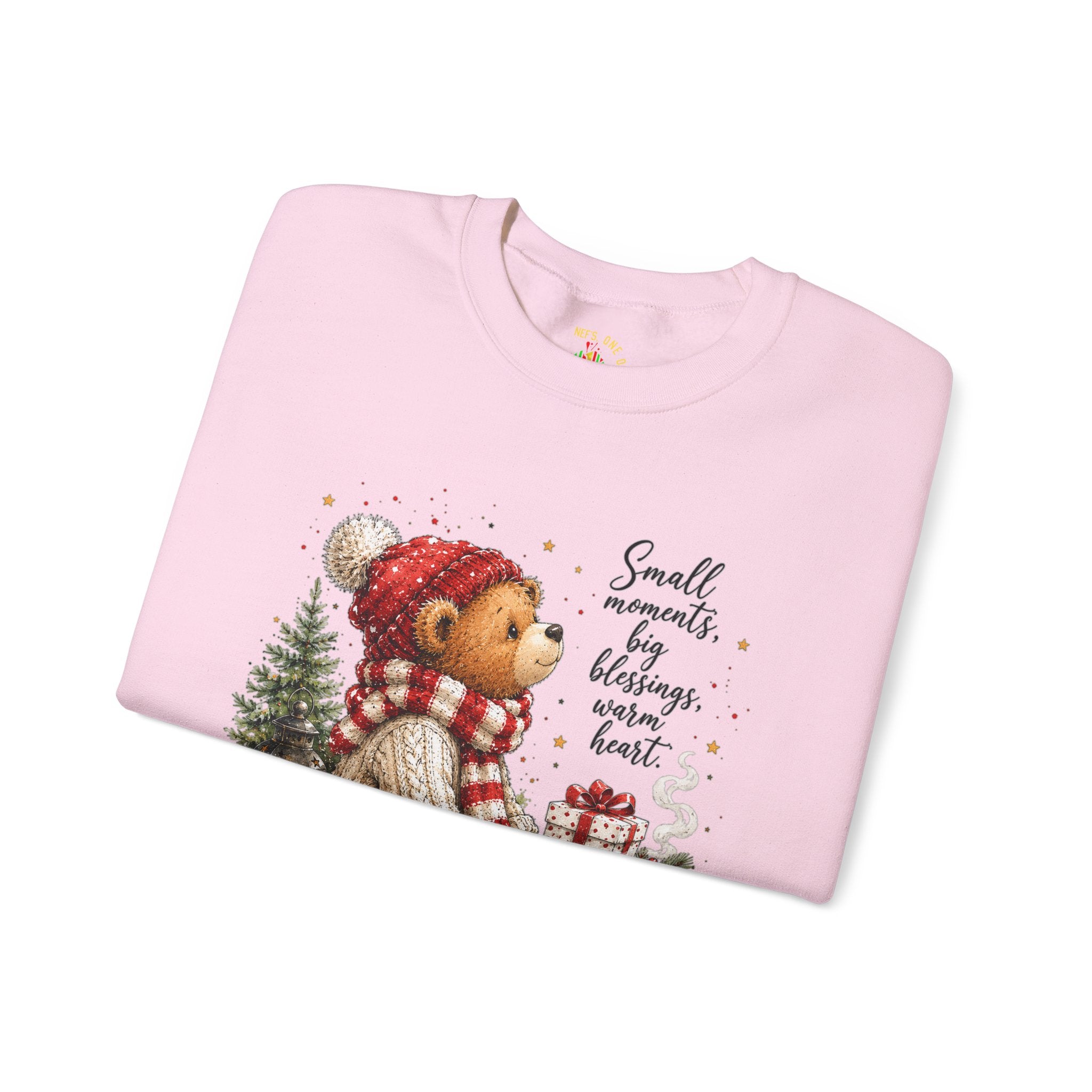 Christmas Bear Crewneck Sweatshirt – Cozy Holiday Teddy Bear Design