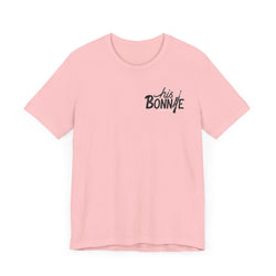 His Bonnie to Her Clyde Valentine Casual Soft Unisex Jersey Crew Neck Short Sleeve Tee Express Delivery available