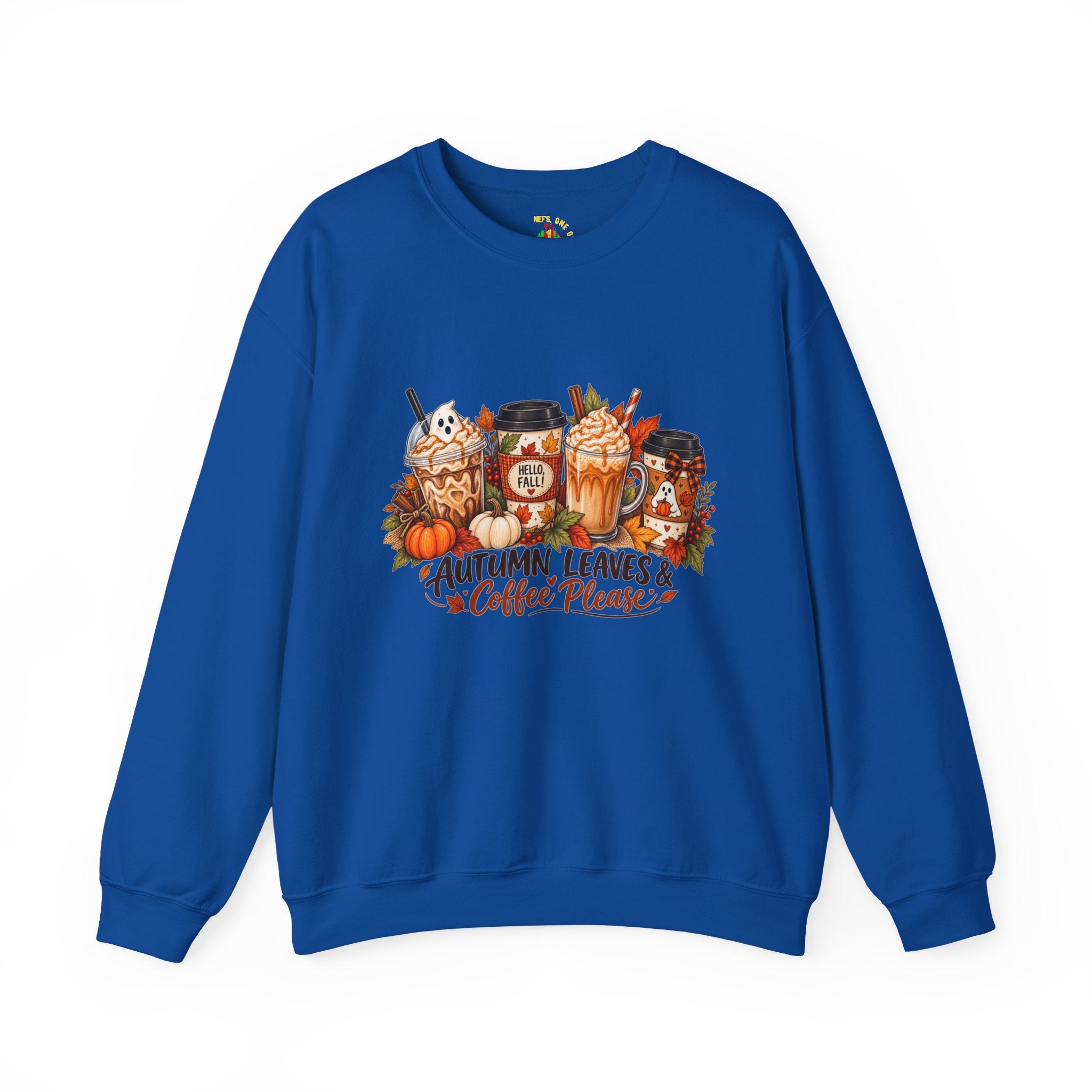 Autumn Leaves & Coffee Please Sweatshirt