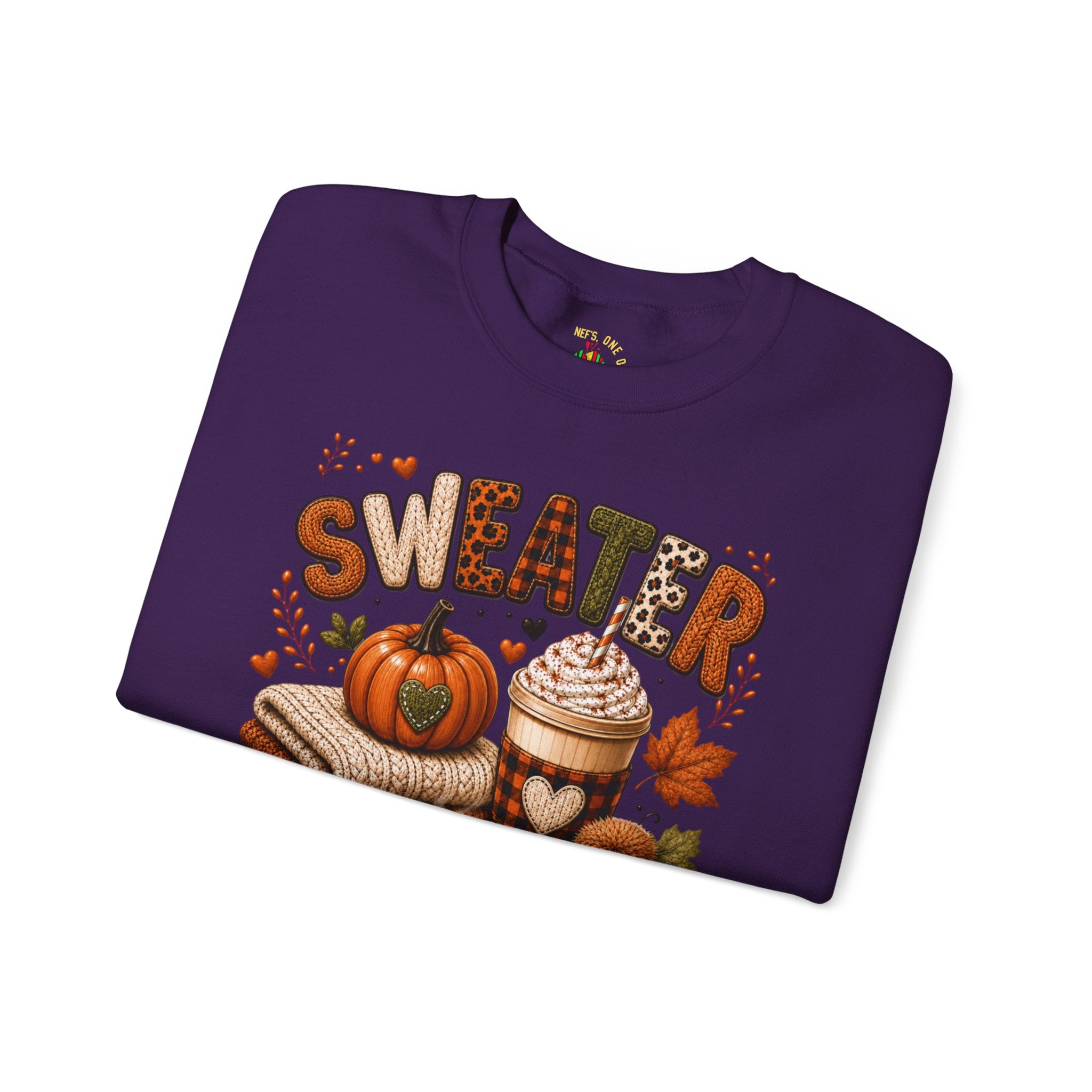 Sweater Weather Autumn Crewneck Sweatshirt